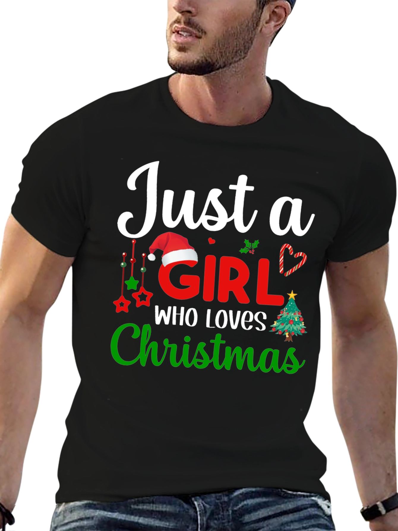 Just A Girl Who Loves Christmas T-Shirt
