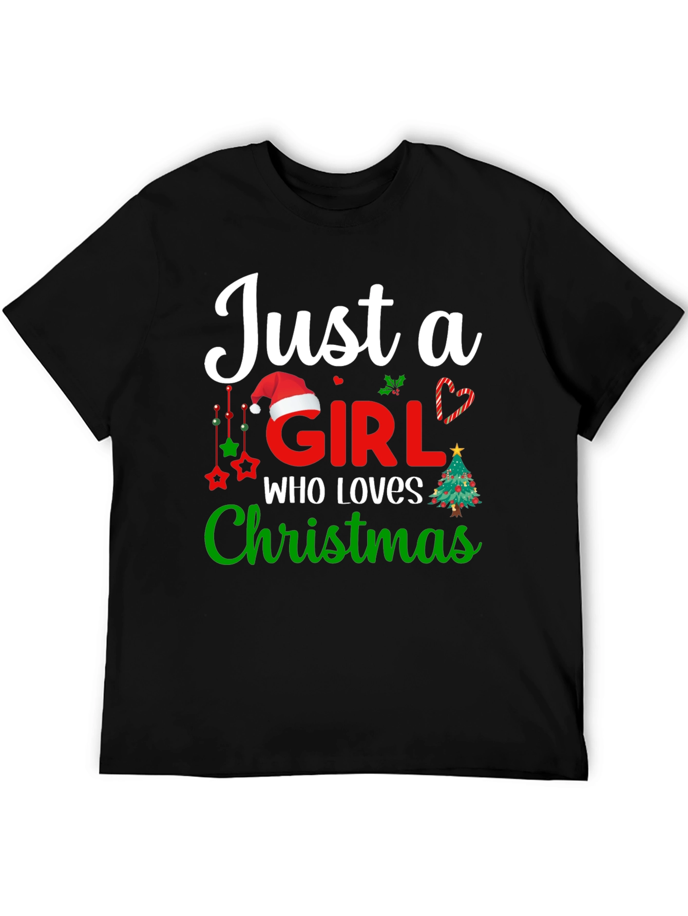 Just A Girl Who Loves Christmas T-Shirt