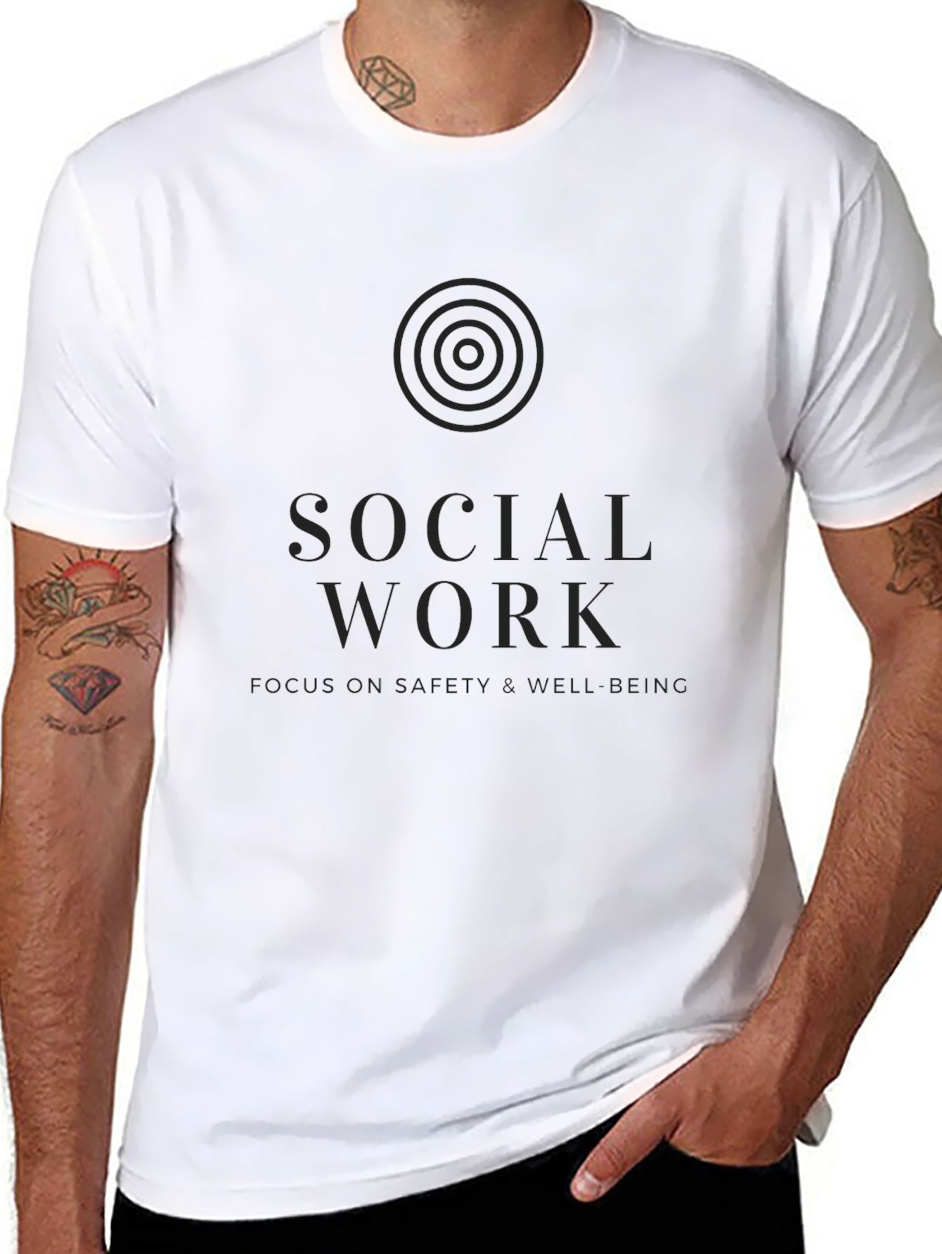 Social Work Focus T-Shirt - Safety & Well-being