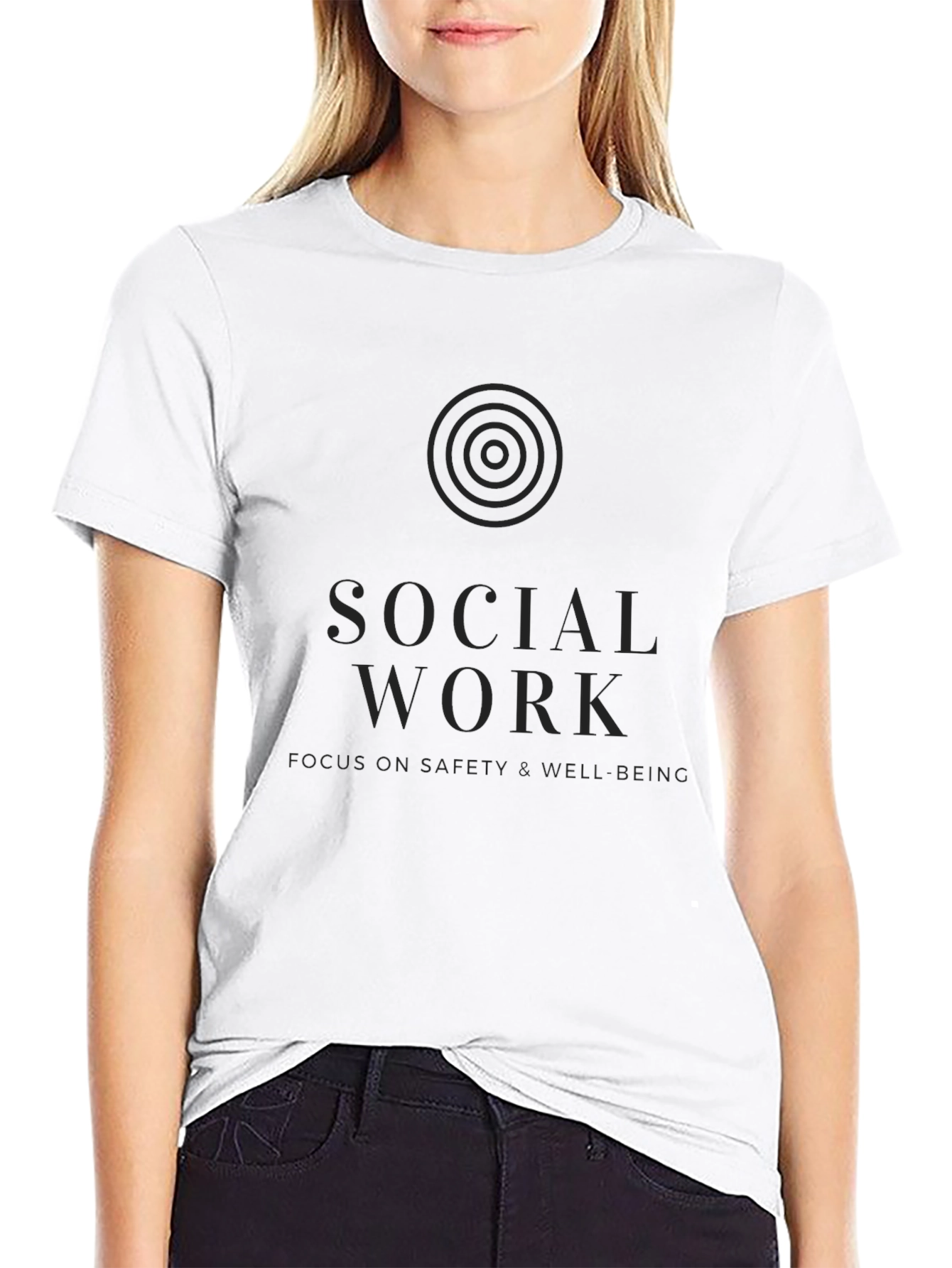Social Work Focus T-Shirt - Safety & Well-being