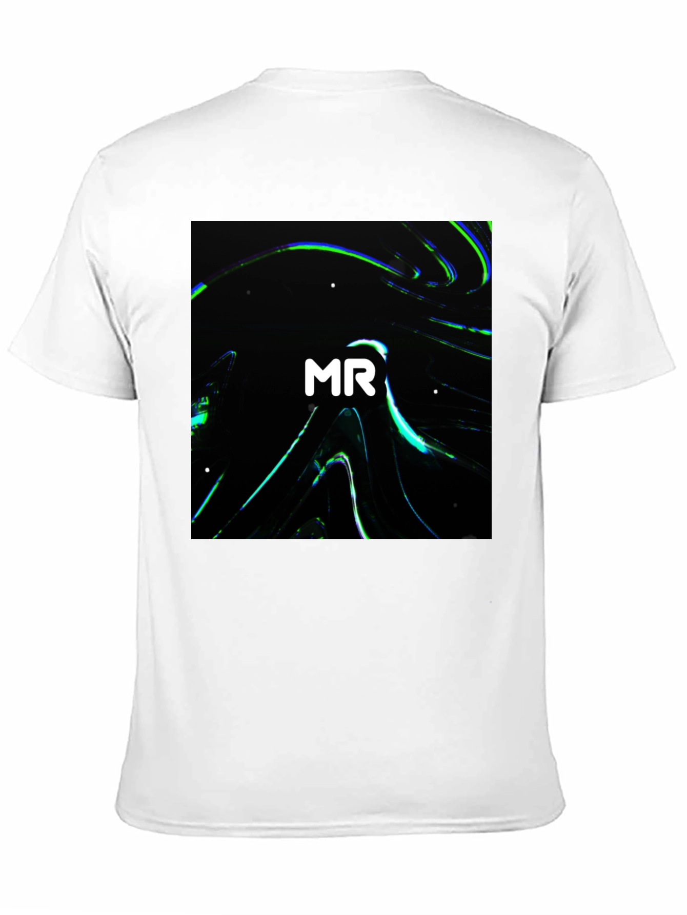 MR Abstract Black Graphic Tee - Modern Casual Wear