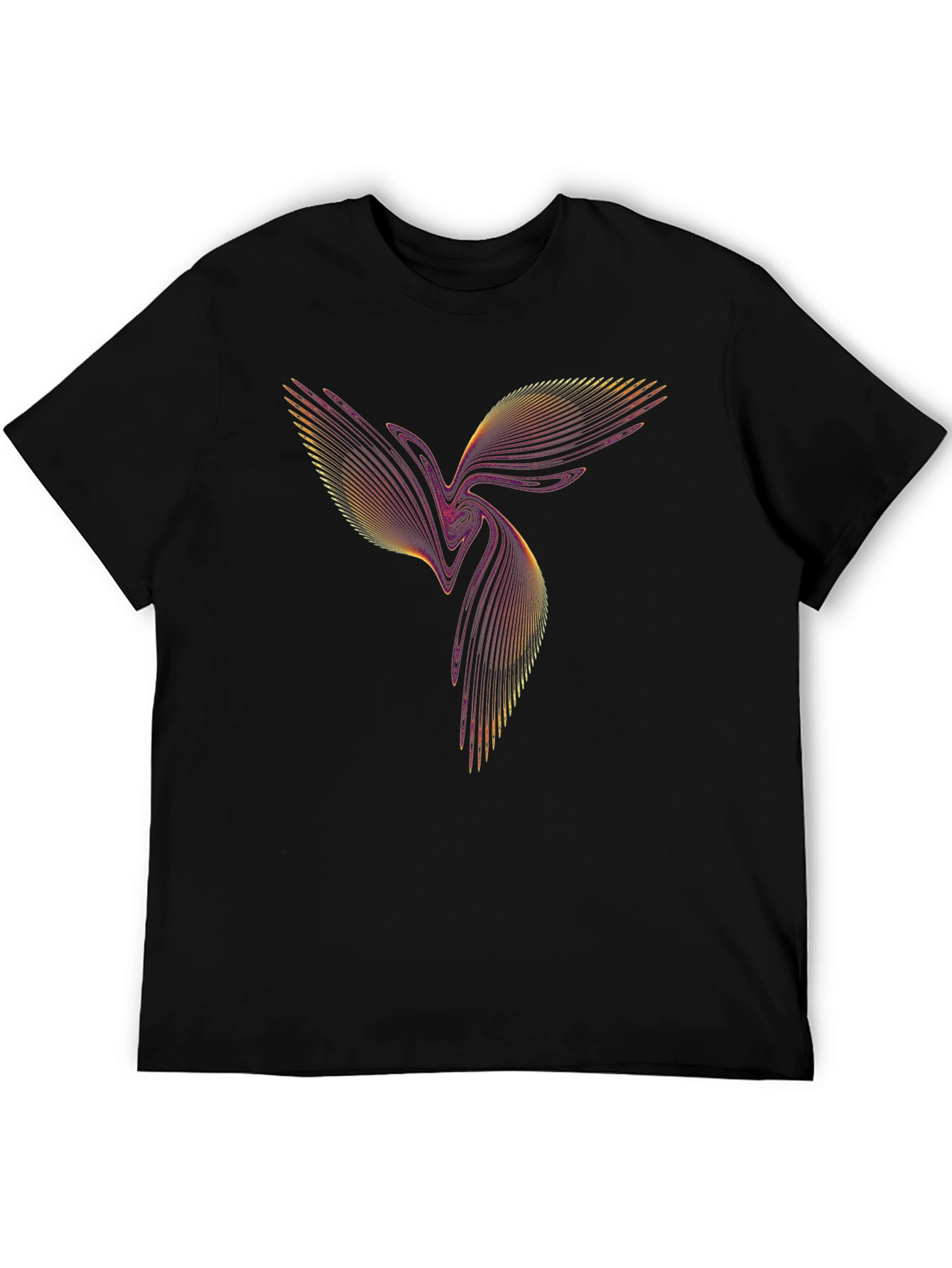 Abstract Bird Graphic T-Shirt - Modern Design