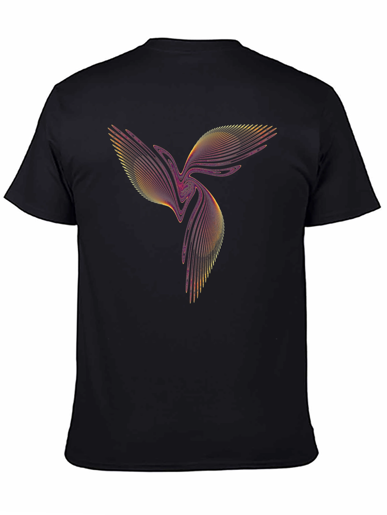 Abstract Bird Graphic T-Shirt - Modern Design