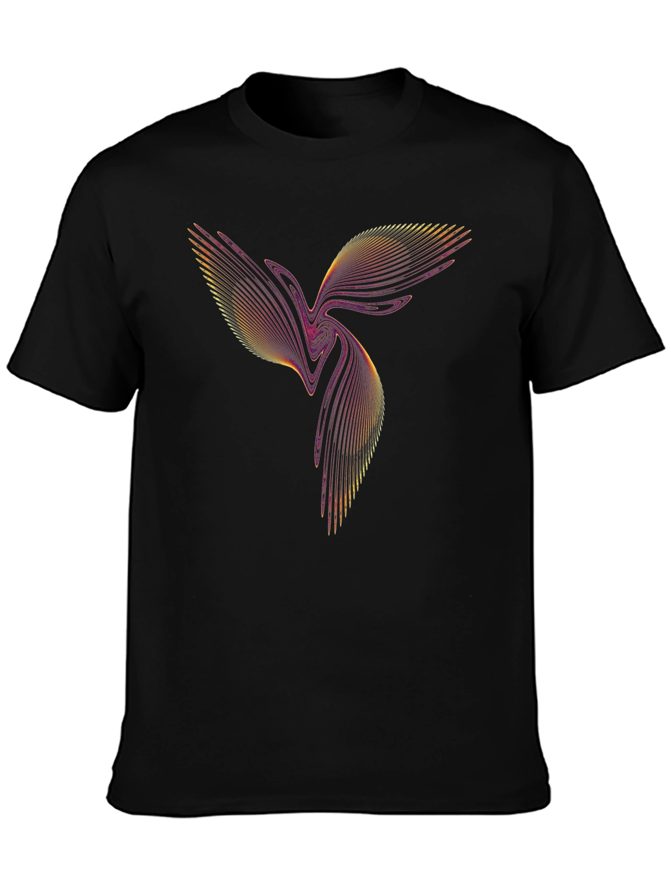 Abstract Bird Graphic T-Shirt - Modern Design