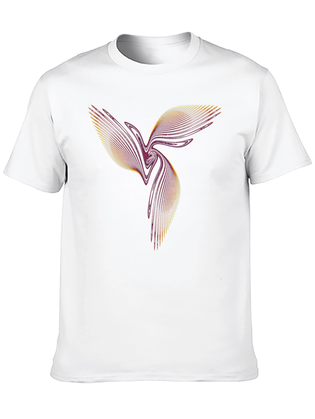 Abstract Bird Graphic T-Shirt - Modern Design