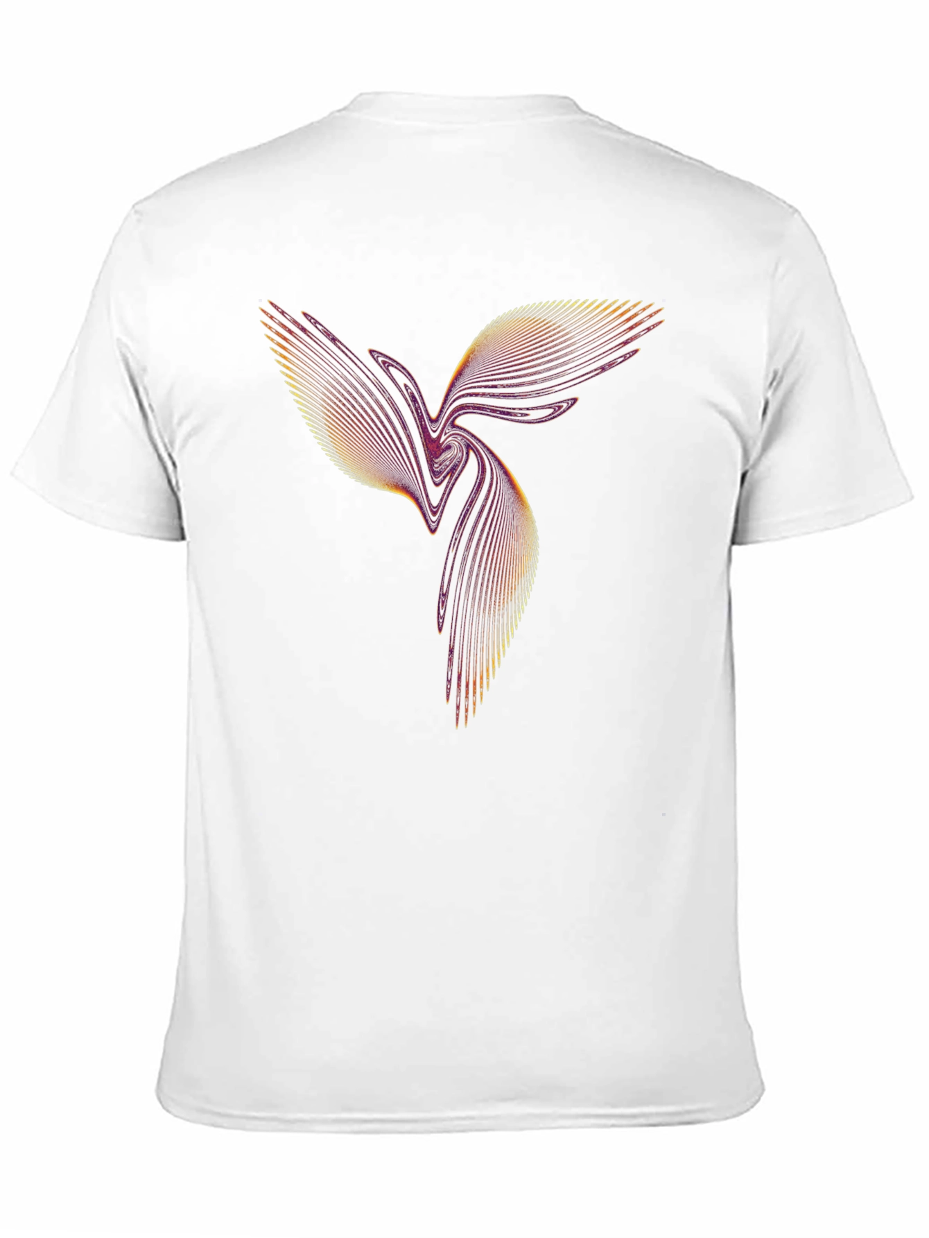 Abstract Bird Graphic T-Shirt - Modern Design