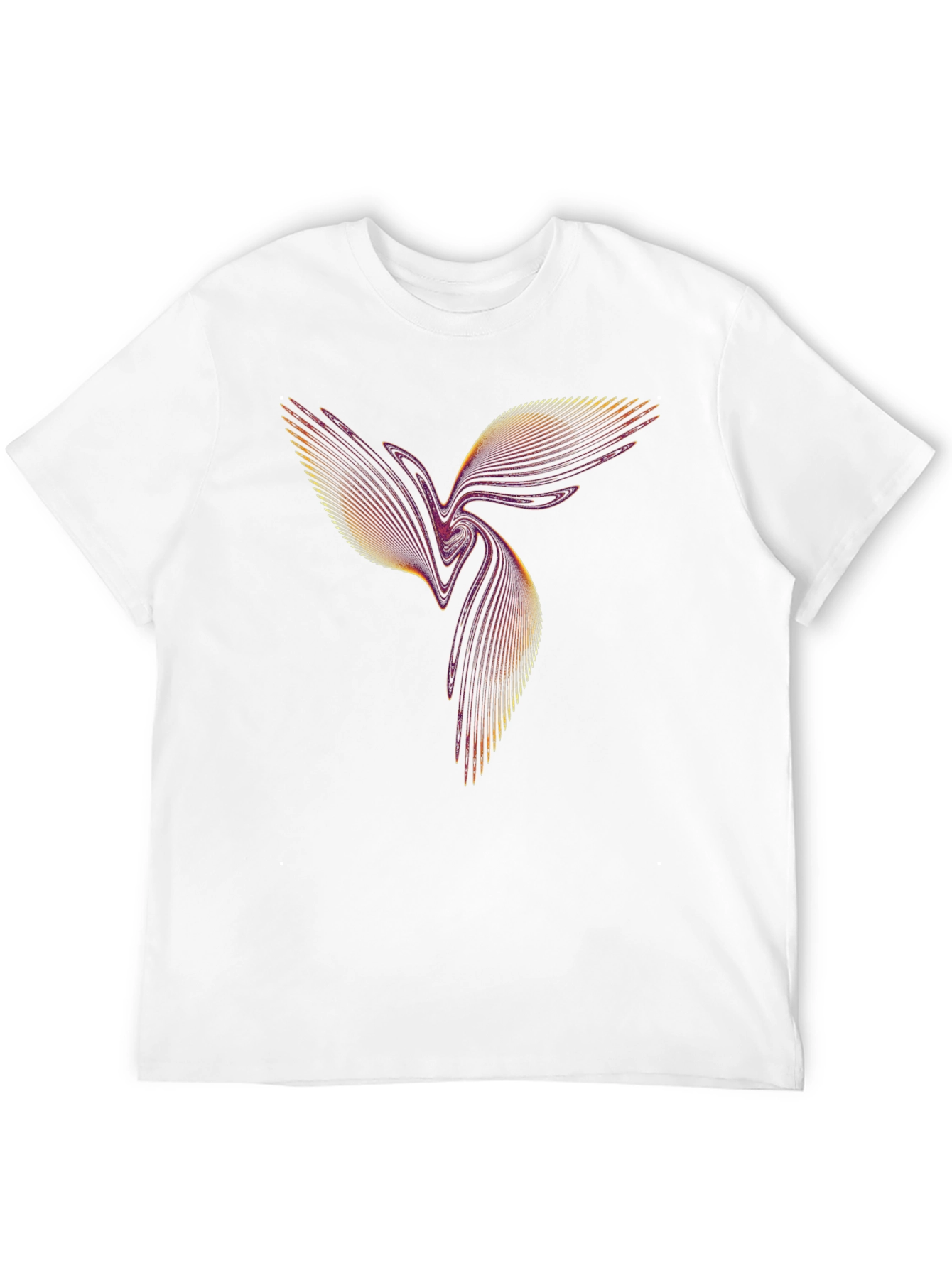 Abstract Bird Graphic T-Shirt - Modern Design