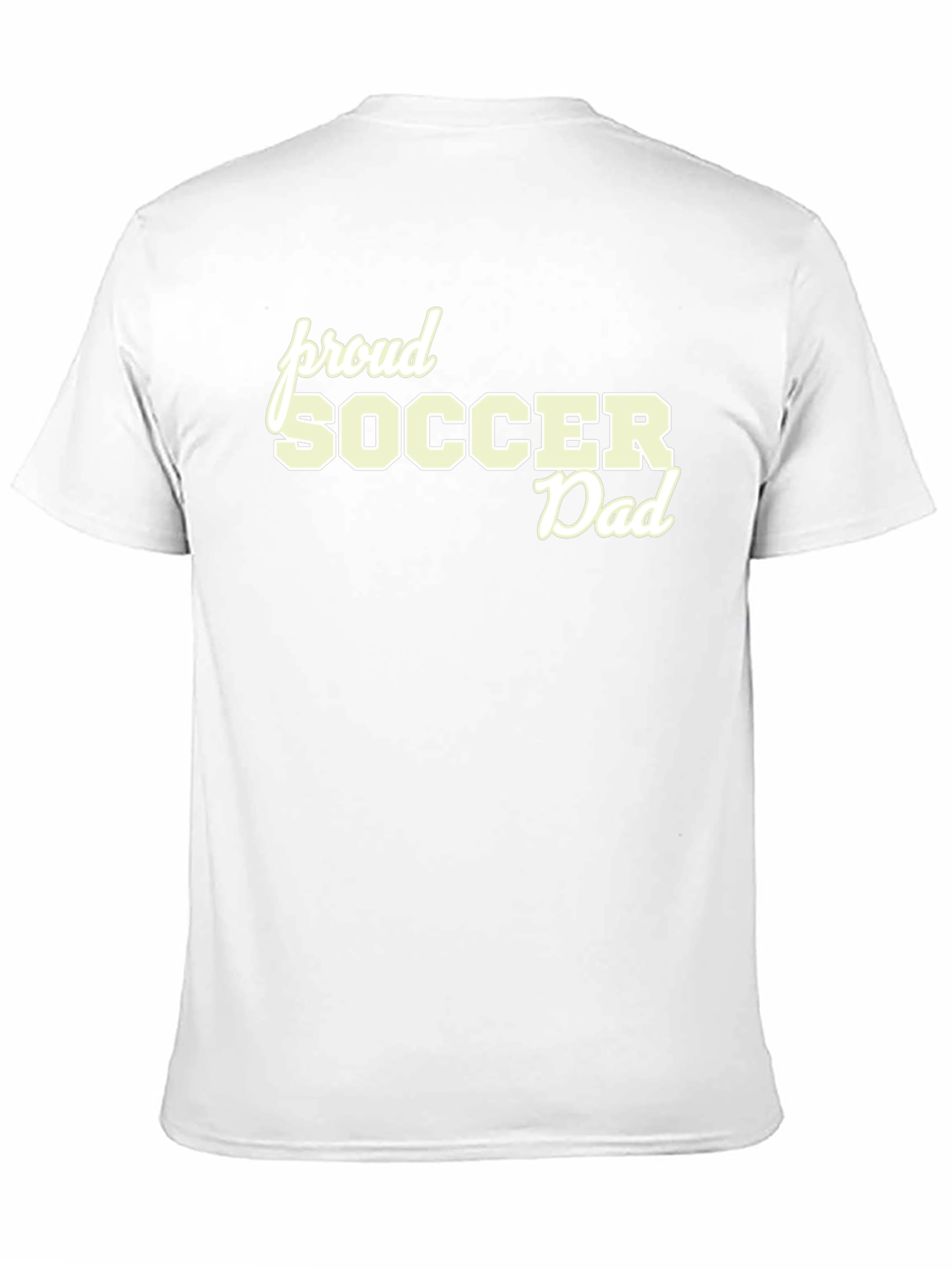 Proud Soccer Dad Black T-Shirt