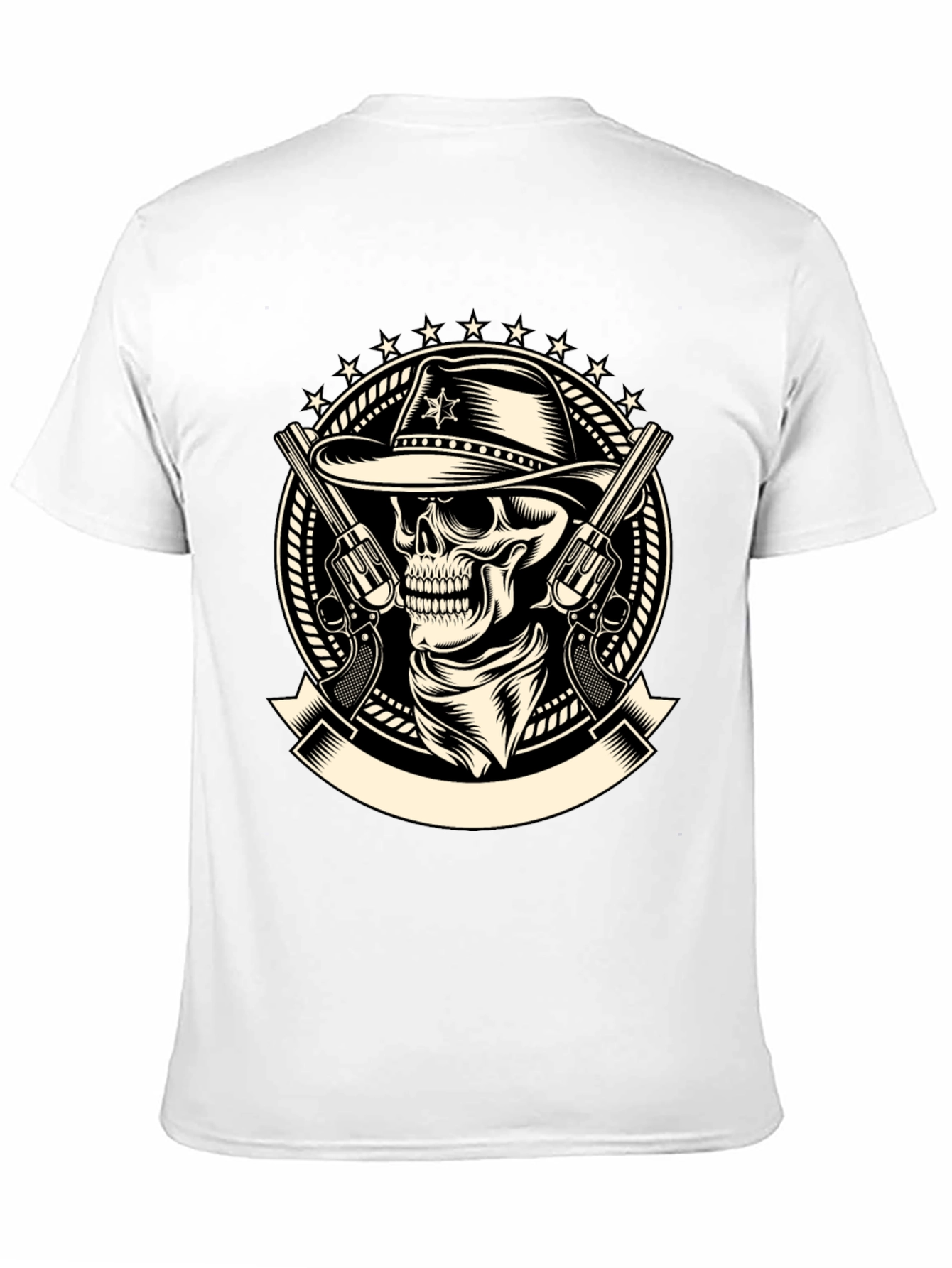 Cowboy Skull T-Shirt - Western Style Tee