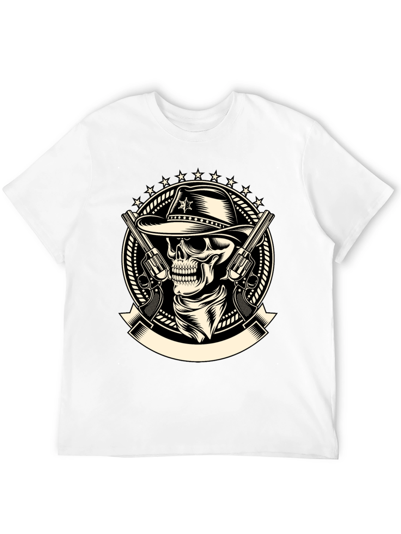 Cowboy Skull T-Shirt - Western Style Tee
