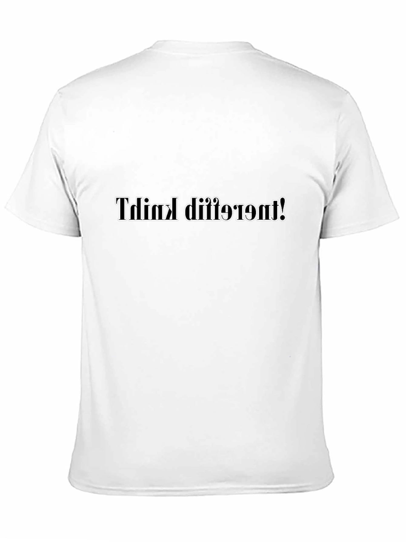 Think Different Tee - Inverted Graphic T-Shirt