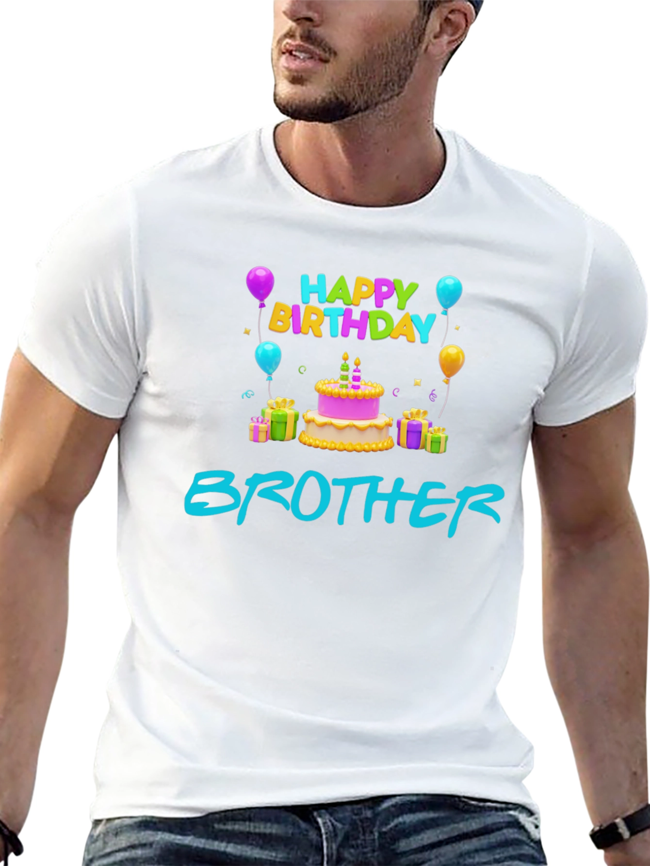 Happy Birthday Brother Graphic Tee