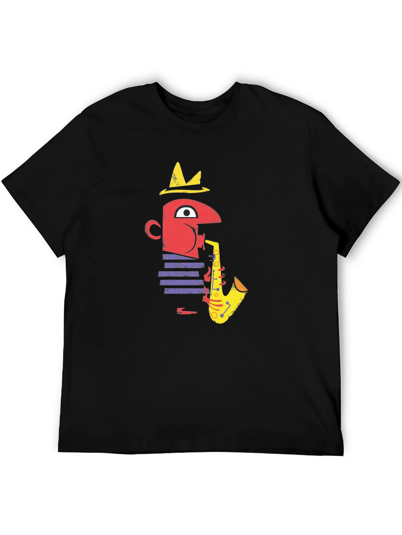 Jazz Saxophone Player Graphic T-Shirt