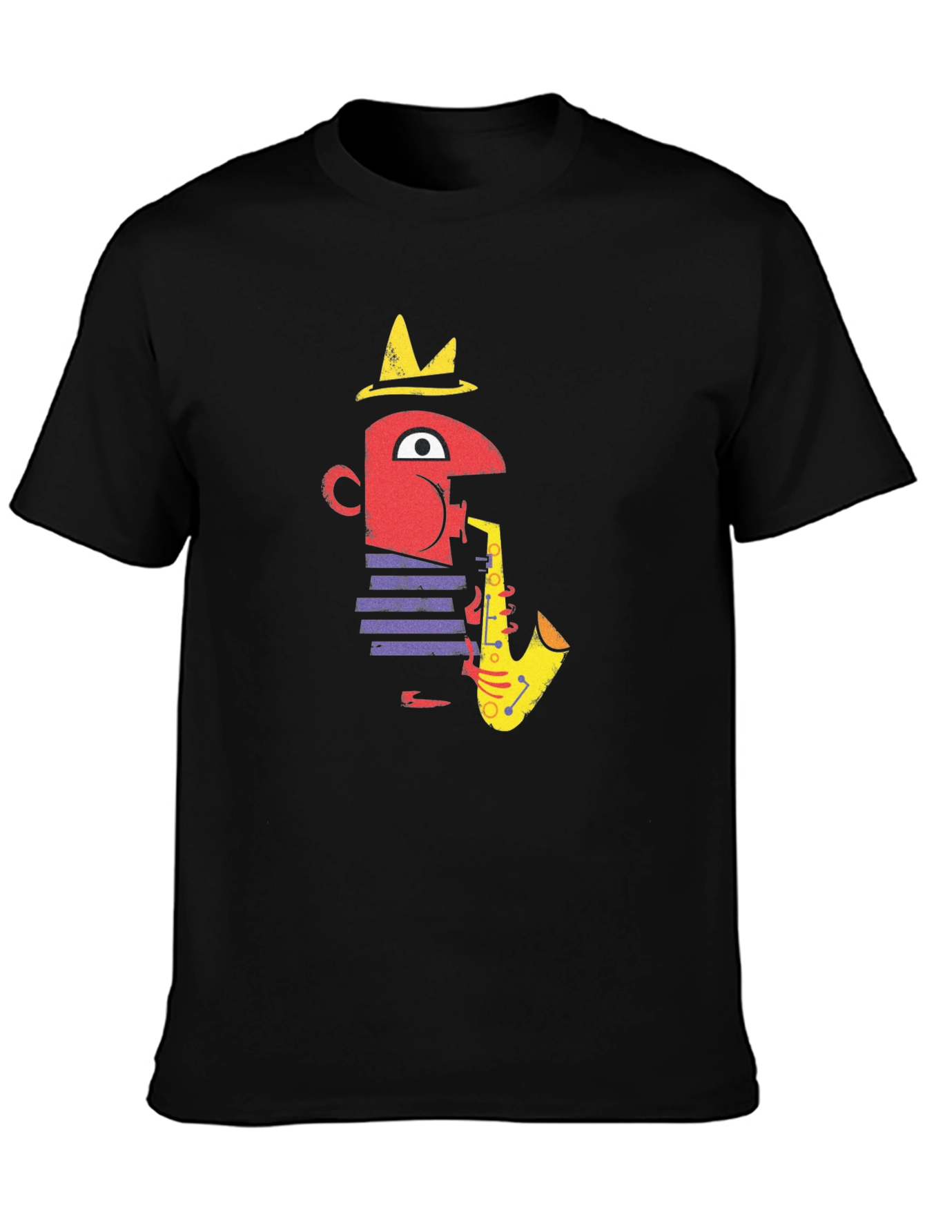 Jazz Saxophone Player Graphic T-Shirt