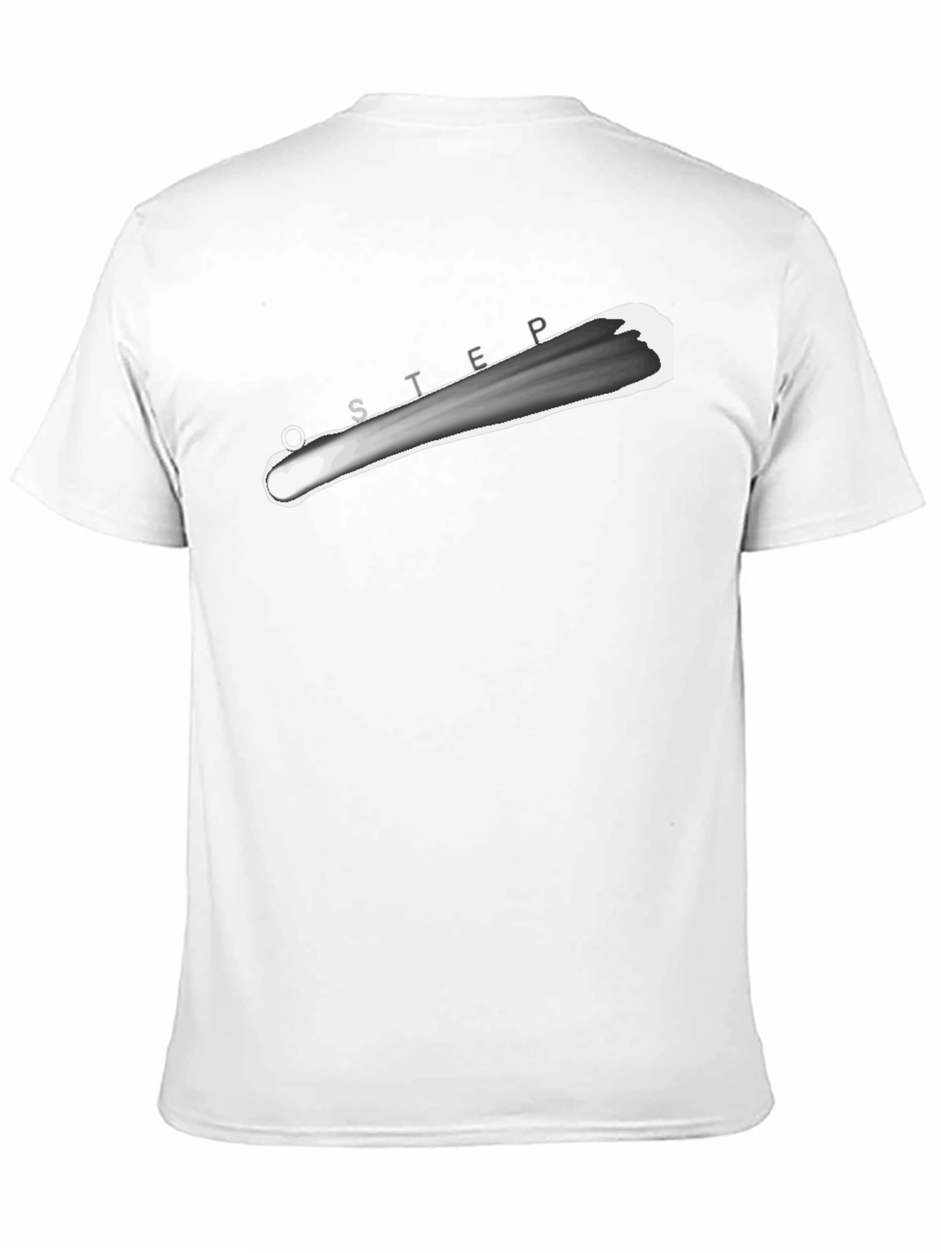 Mens Black T-Shirt with Graphic Design