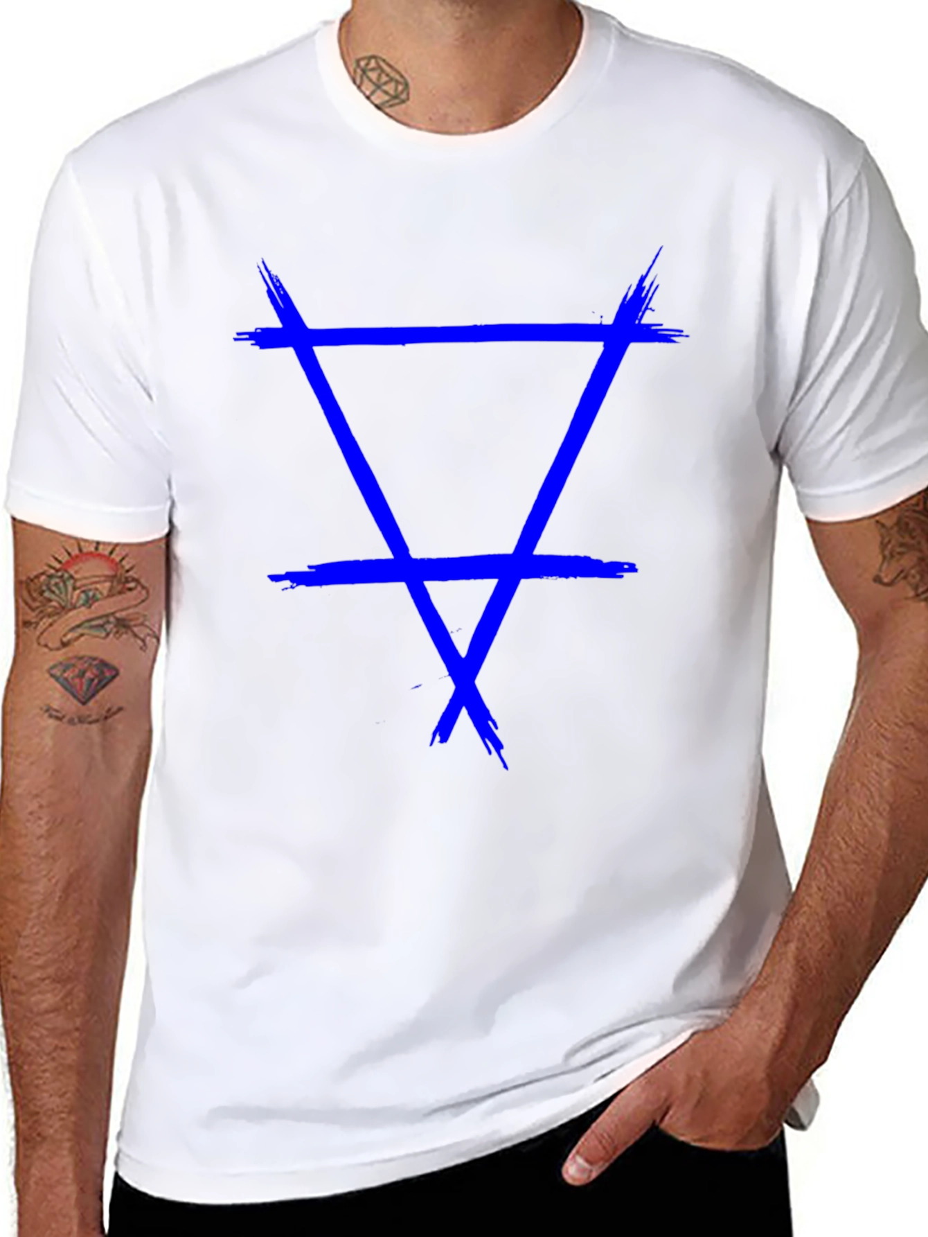 Geometric Graphic Print Tee