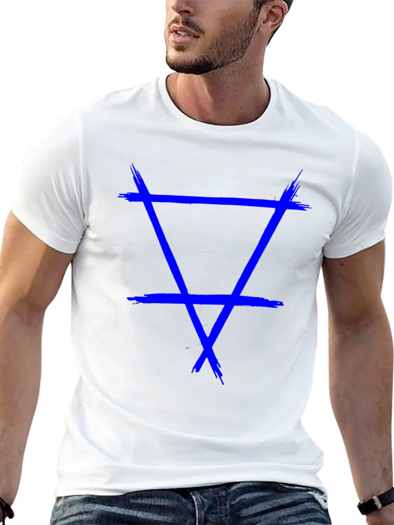 Geometric Graphic Print Tee