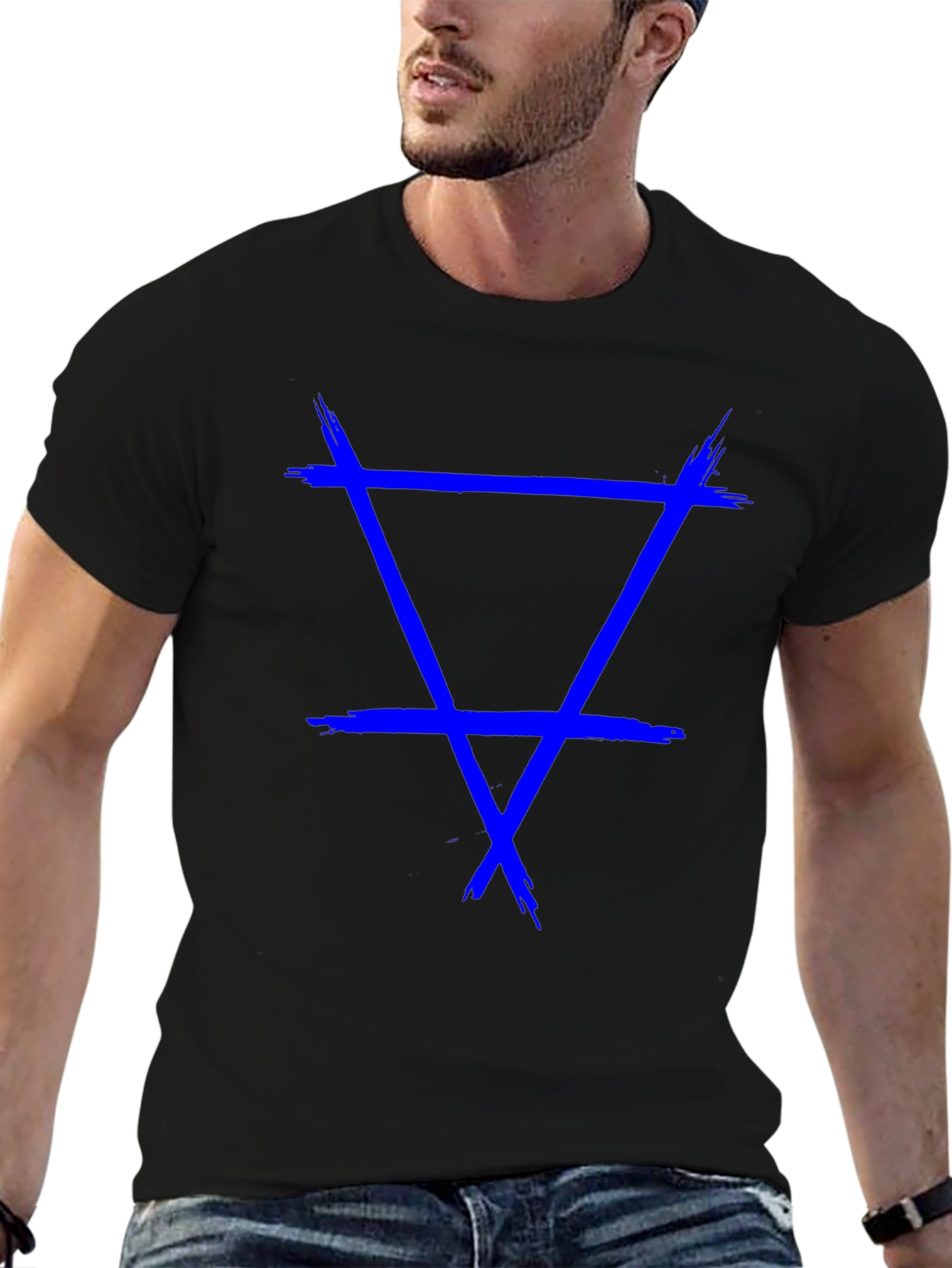 Geometric Graphic Print Tee