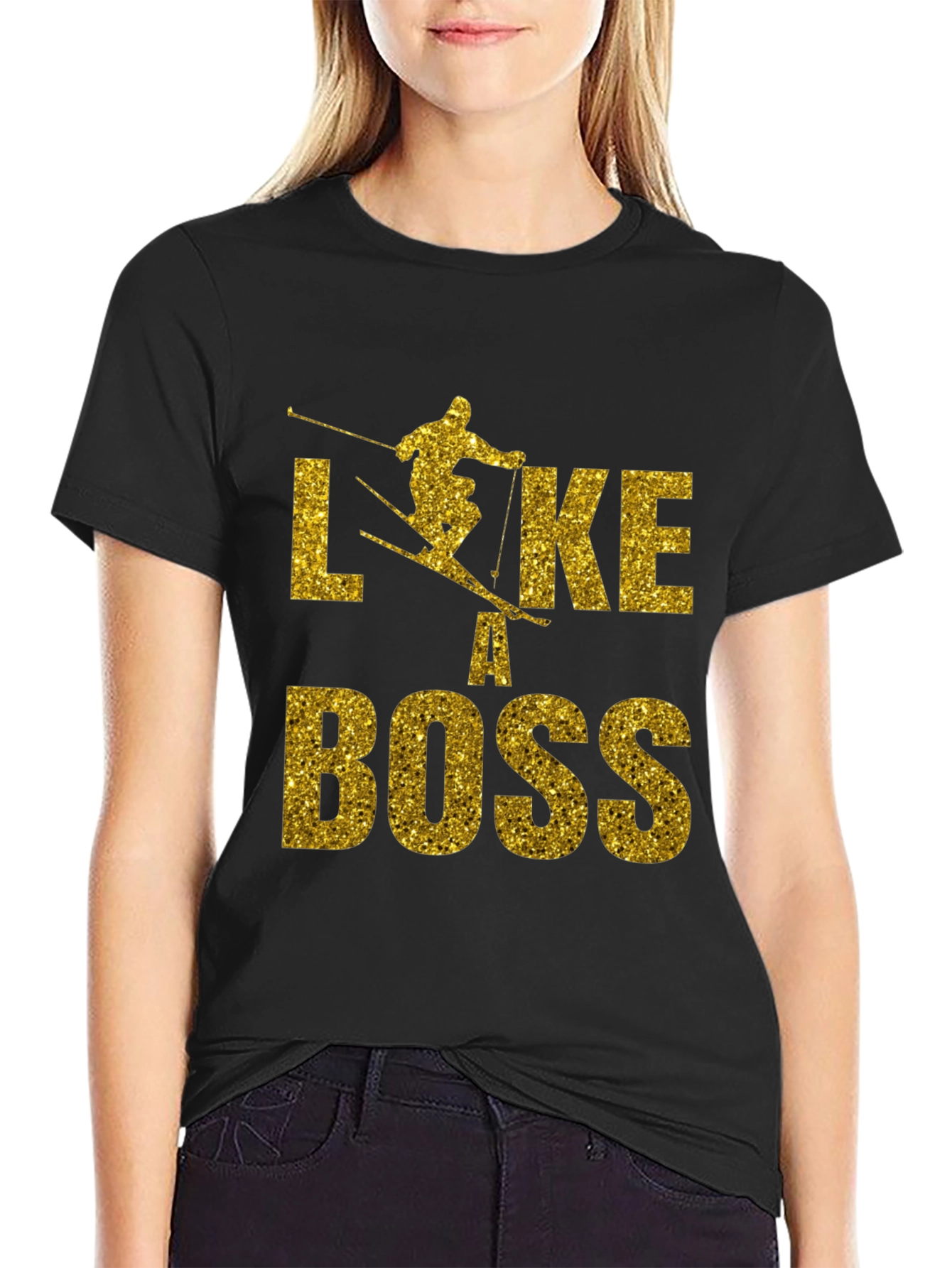 Ski Like a Boss Graphic Tee