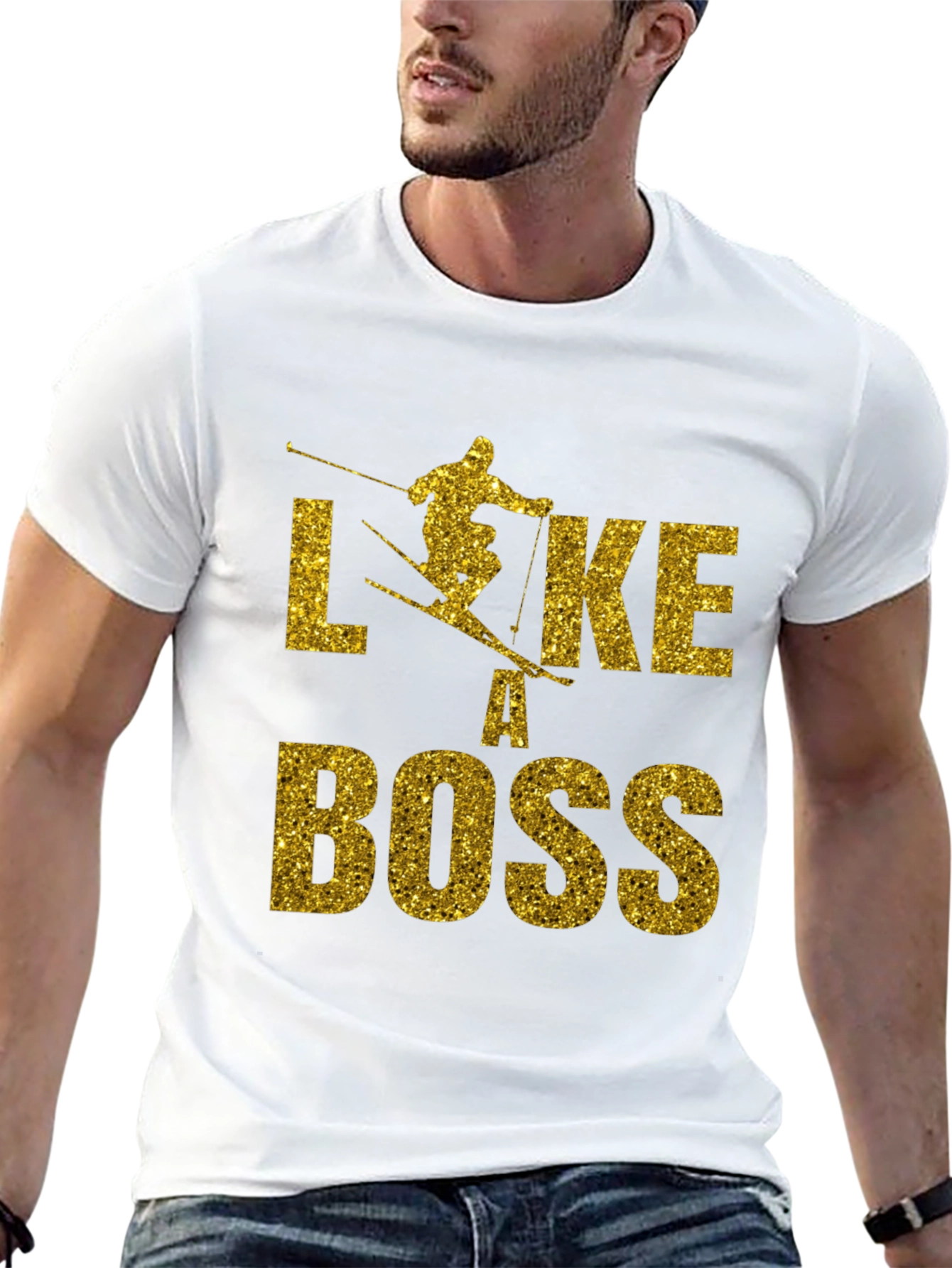 Ski Like a Boss Graphic Tee