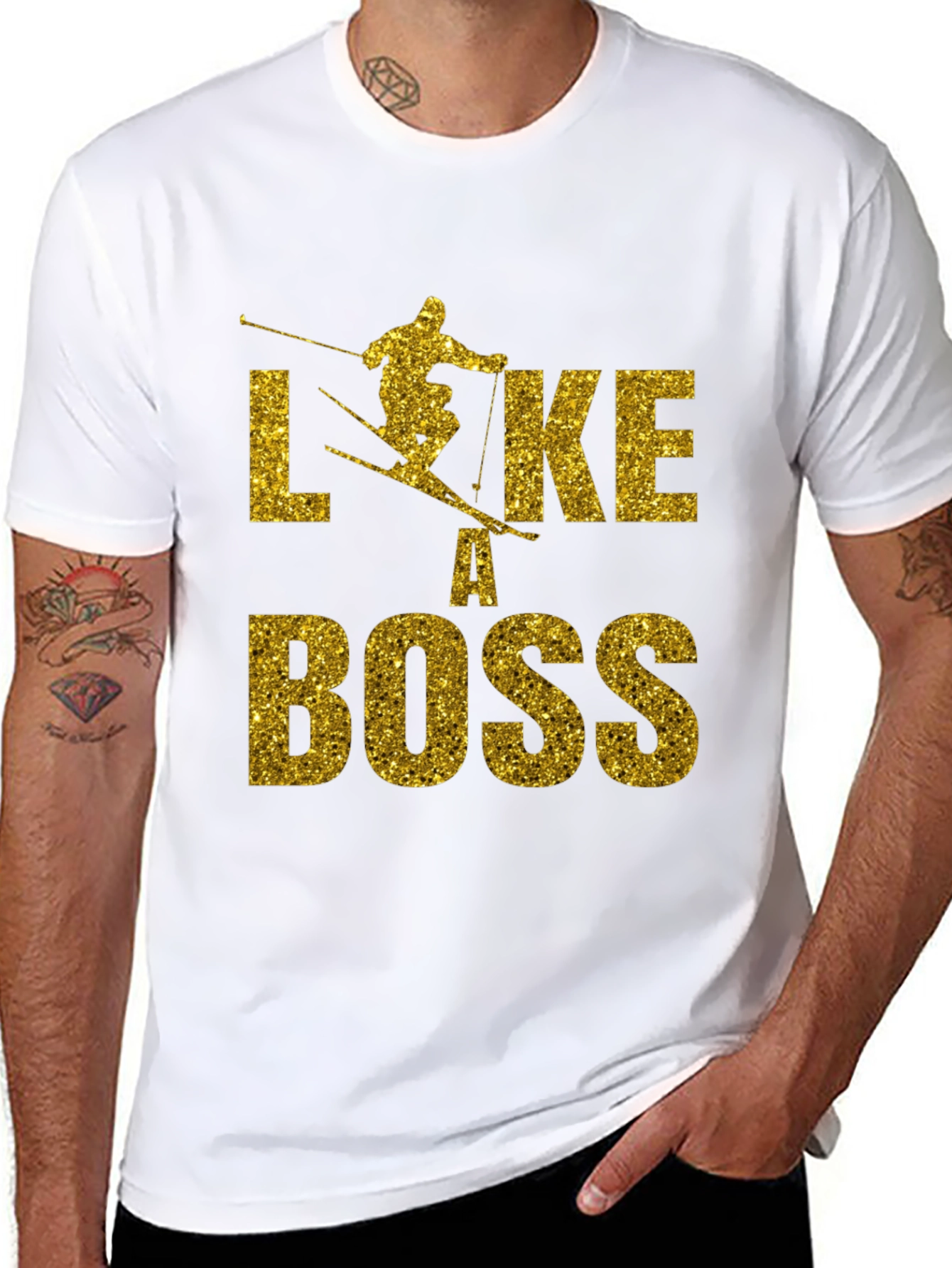 Ski Like a Boss Graphic Tee