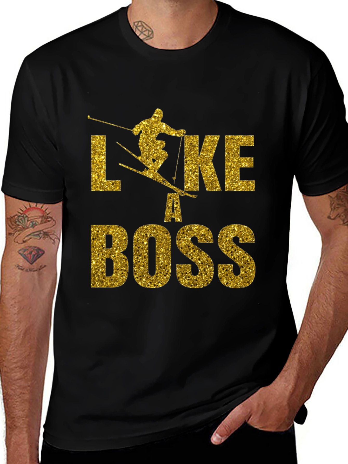 Ski Like a Boss Graphic Tee