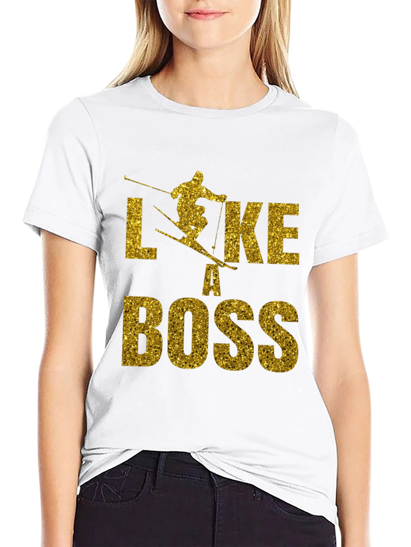 Ski Like a Boss Graphic Tee