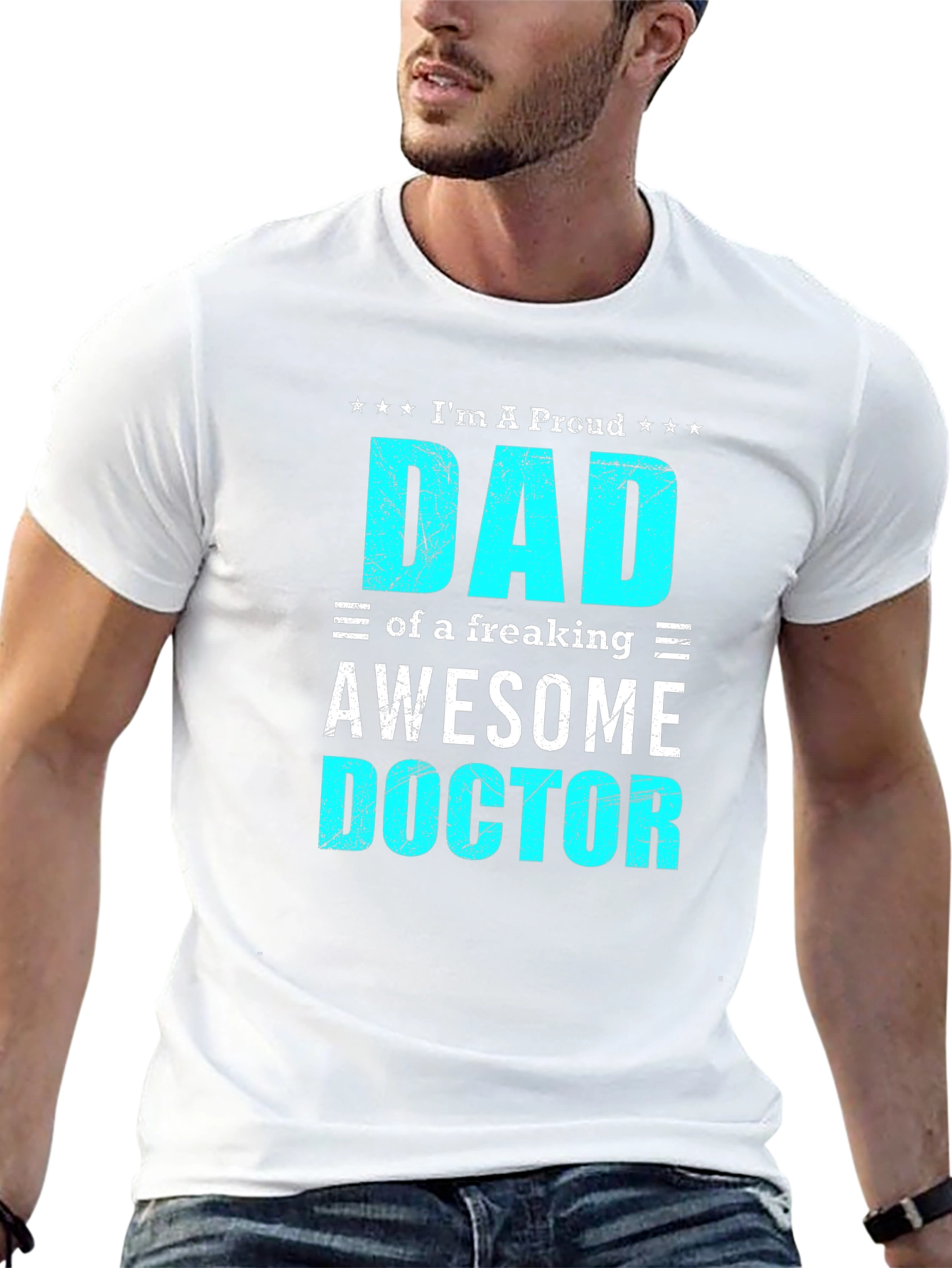 Proud Dad of Awesome Doctor T-Shirt