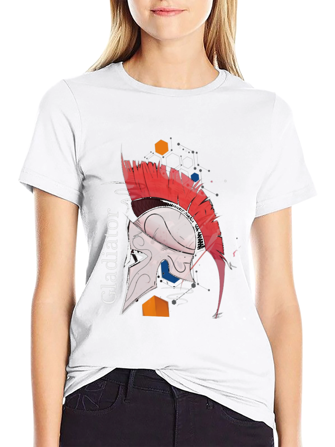 Gladiator Helmet Graphic T-Shirt