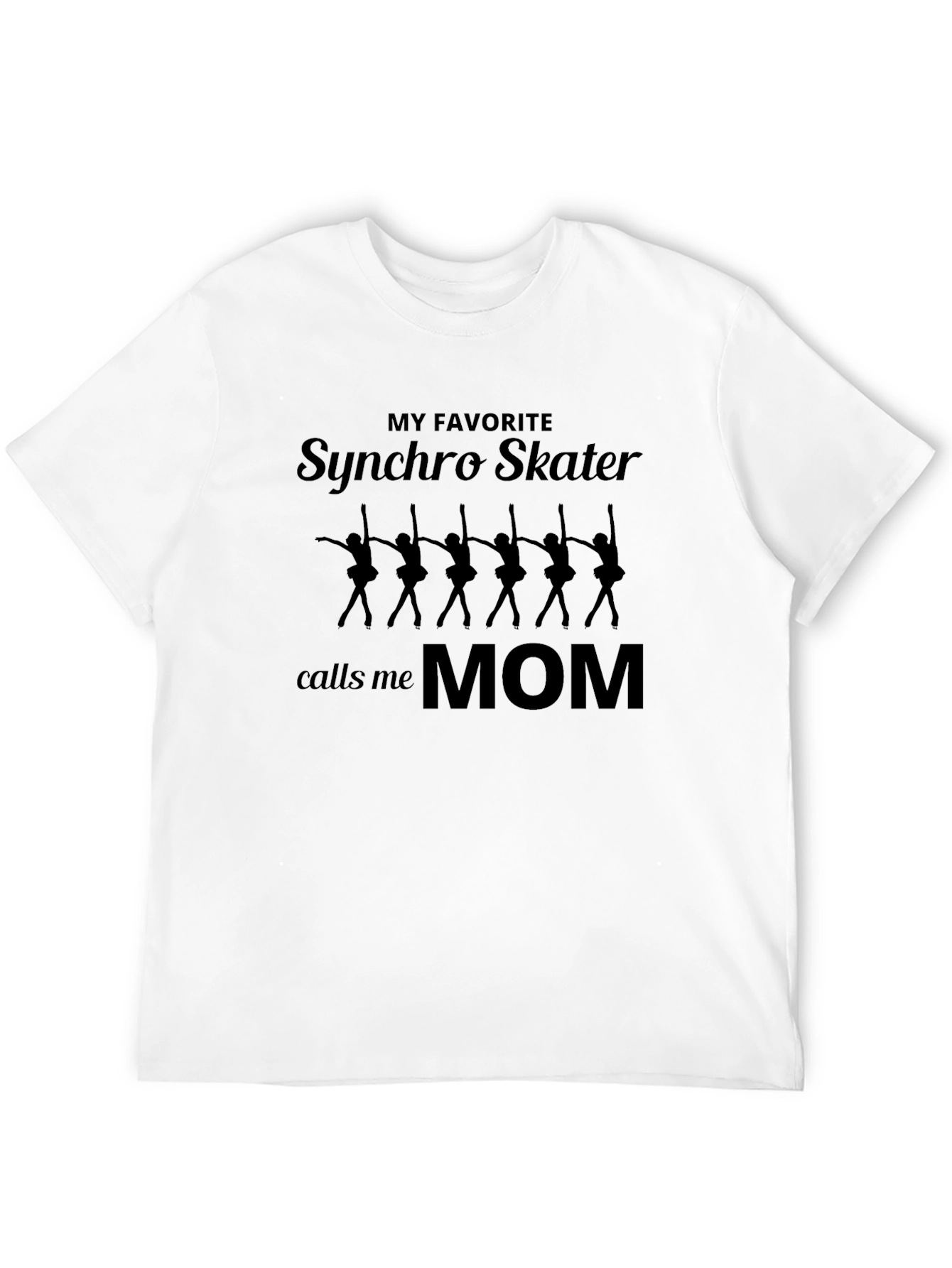 Synchro Skater Mom T-Shirt - Figure Skating Fan Apparel