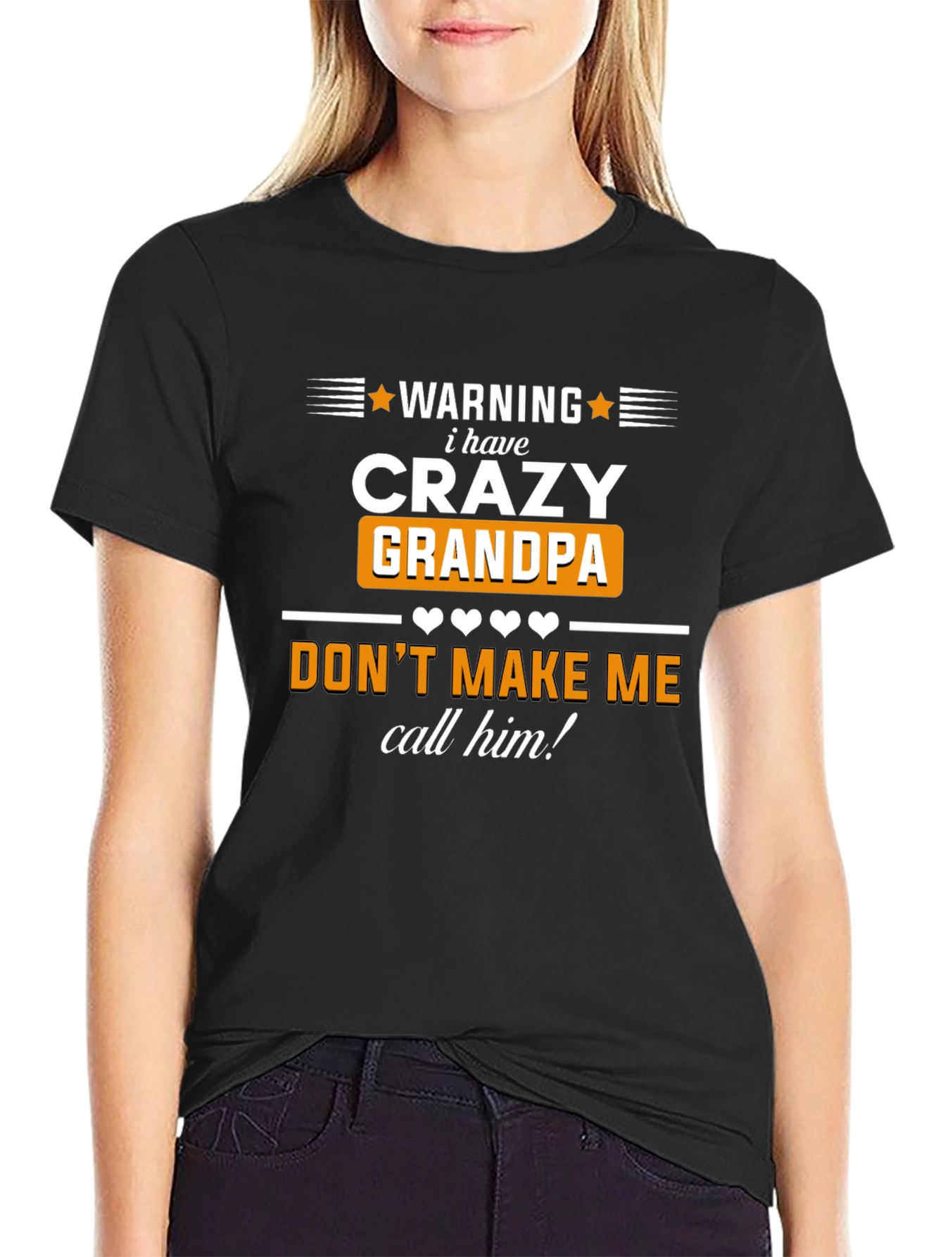 Warning Crazy Grandpa T-Shirt