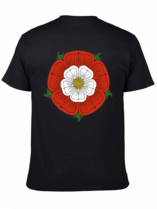 English Rose Graphic Tee - Classic Design