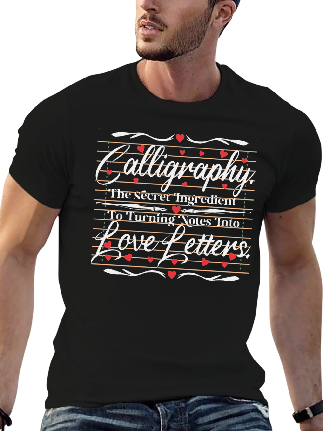 Calligraphy Love Letters T-Shirt