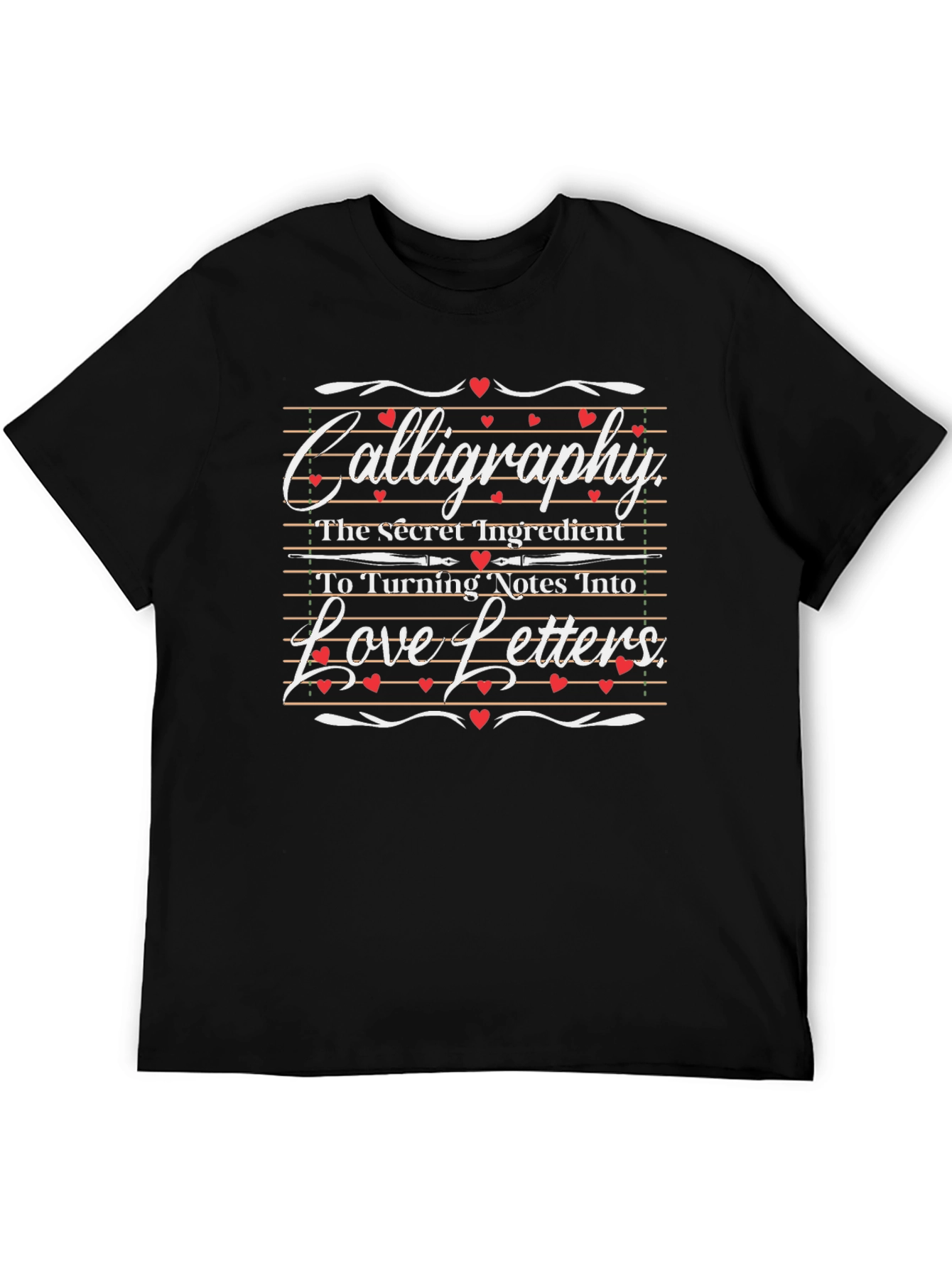 Calligraphy Love Letters T-Shirt