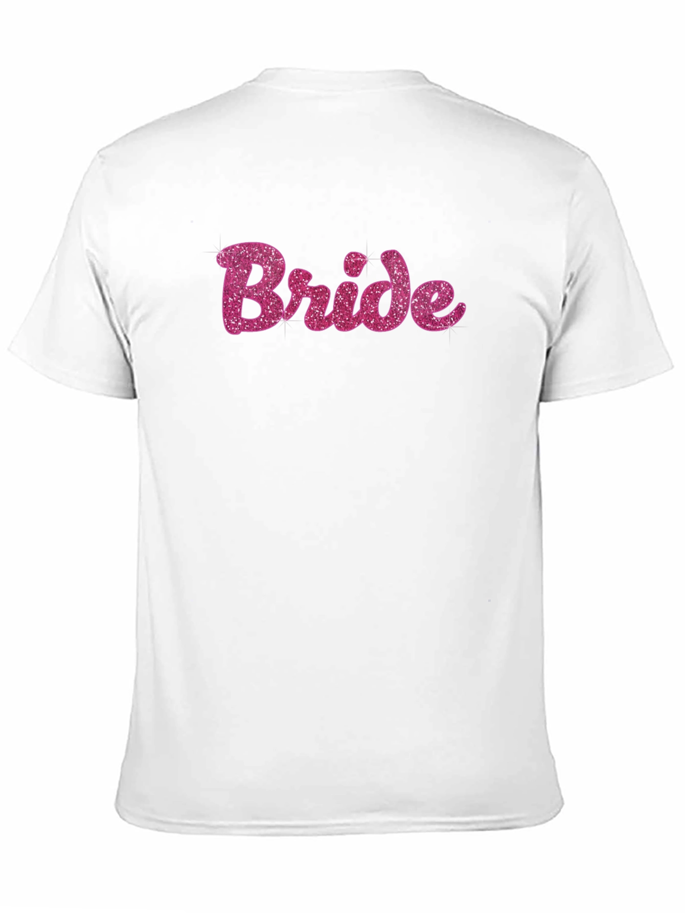 Bride Sparkle Pink T-Shirt - Bridal Party Tee
