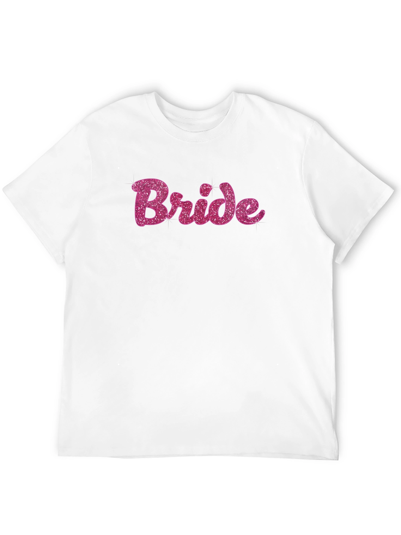 Bride Sparkle Pink T-Shirt - Bridal Party Tee