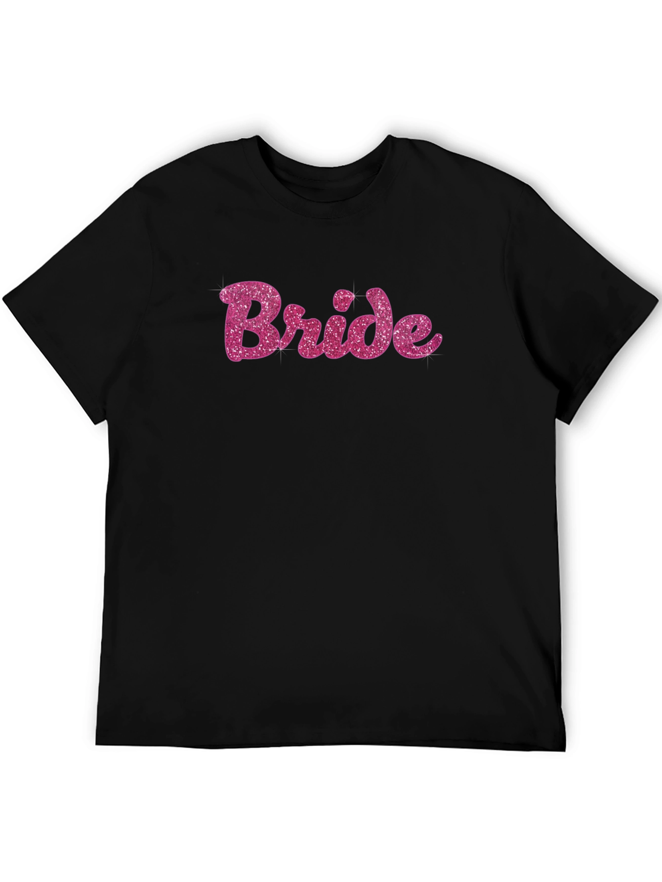 Bride Sparkle Pink T-Shirt - Bridal Party Tee