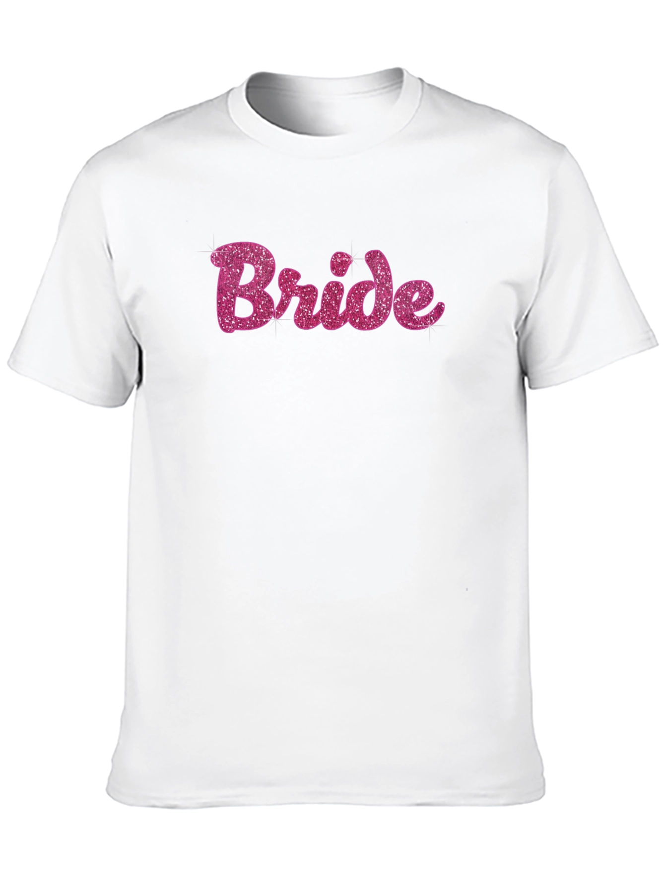 Bride Sparkle Pink T-Shirt - Bridal Party Tee
