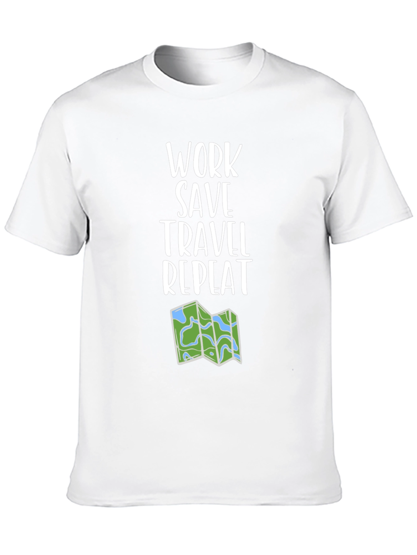 Work Save Travel Repeat Graphic Tee
