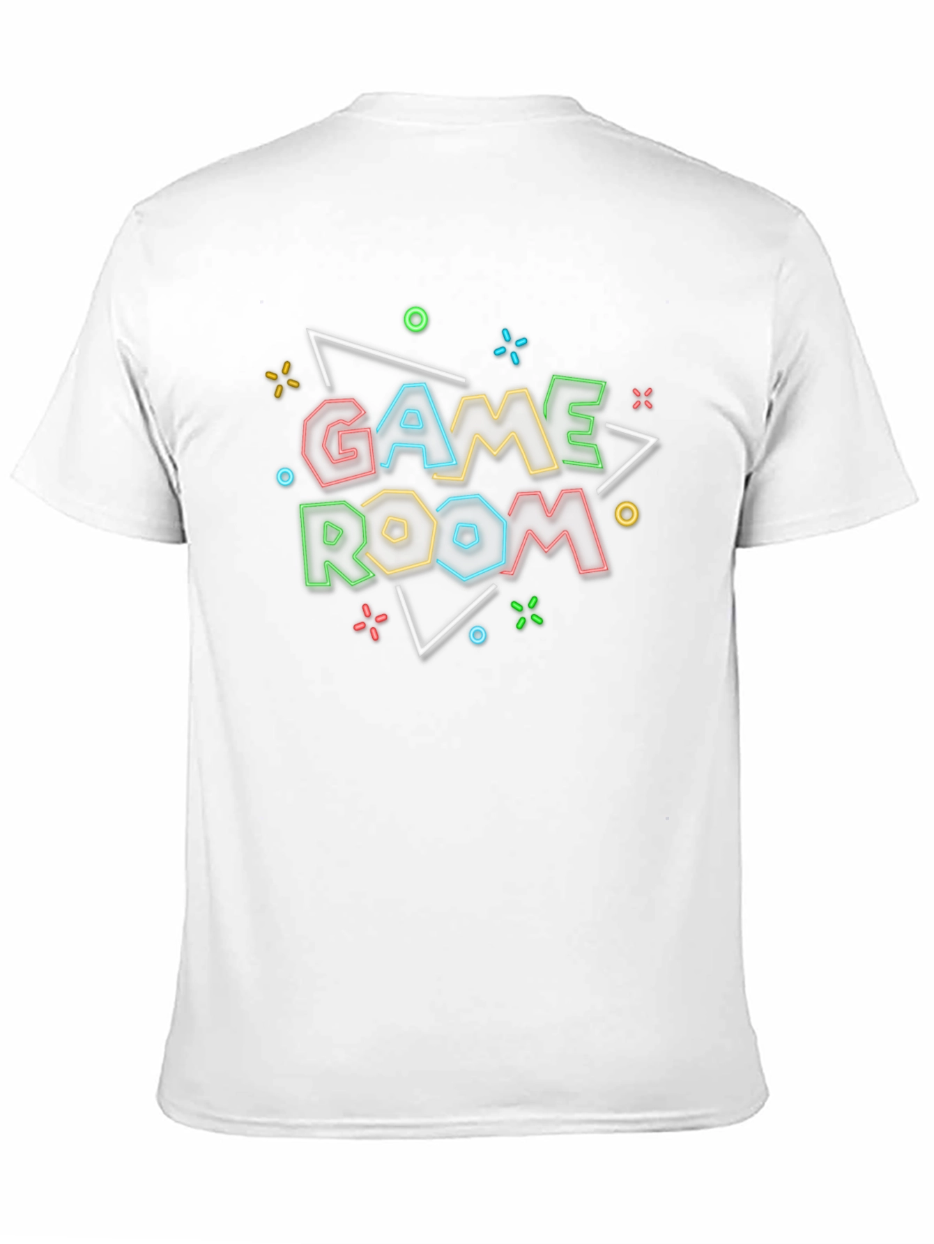 Game Room Neon Graphic T-Shirt - Gamer Style Tee