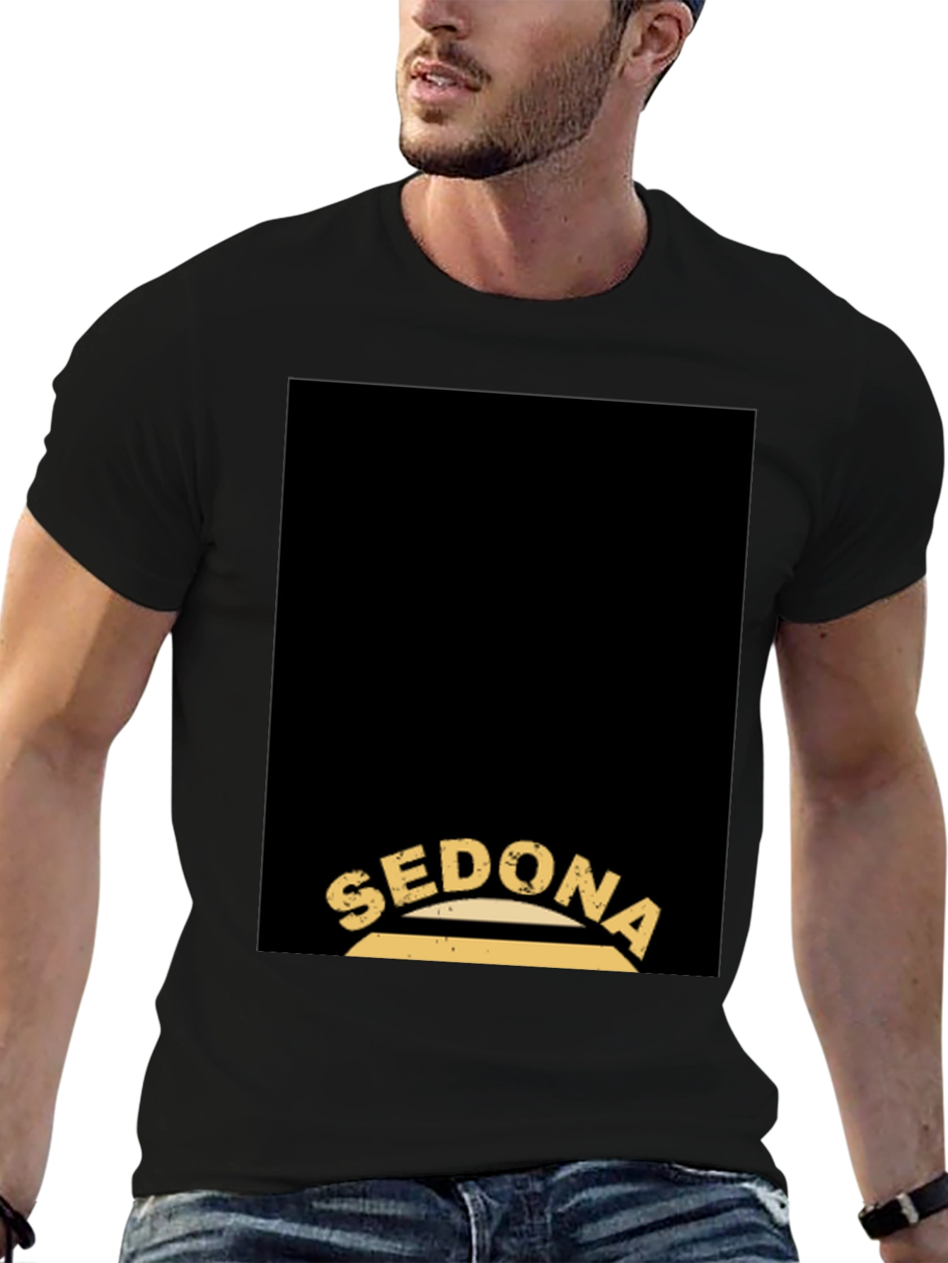 Sedona Graphic Tee - Retro Style Black
