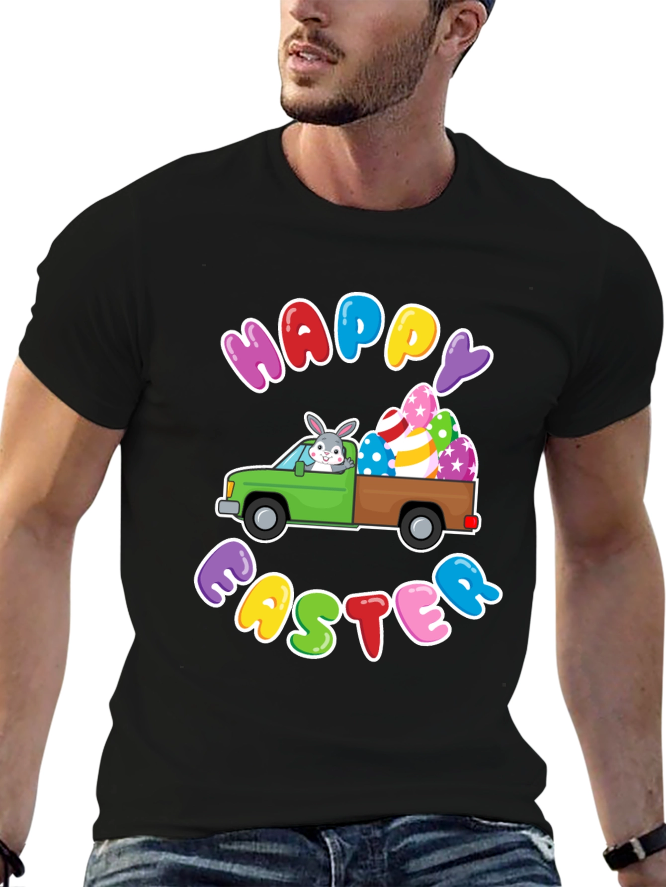 Happy Easter Bunny Truck T-Shirt