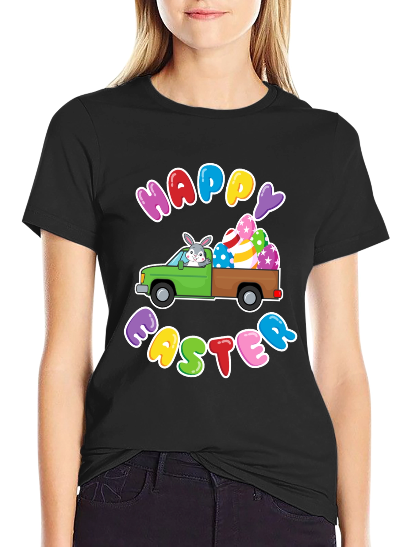 Happy Easter Bunny Truck T-Shirt