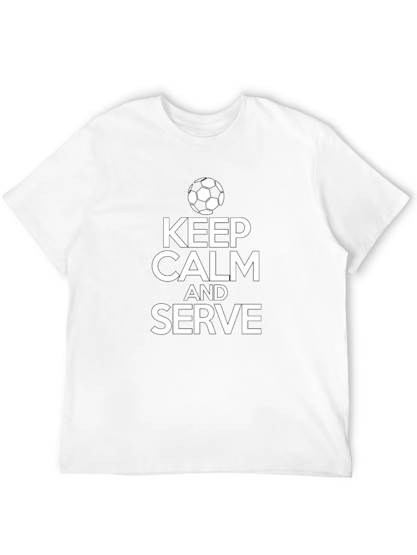 Keep Calm & Serve T-Shirt - Volleyball
