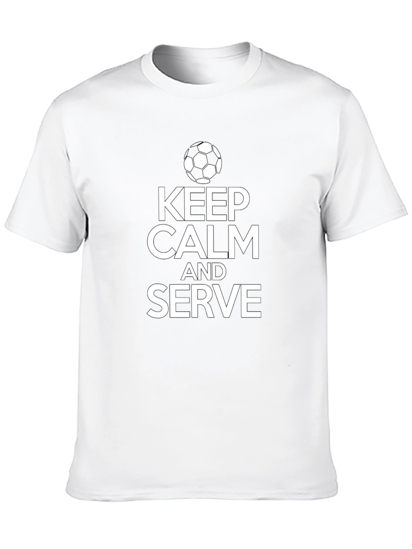 Keep Calm & Serve T-Shirt - Volleyball