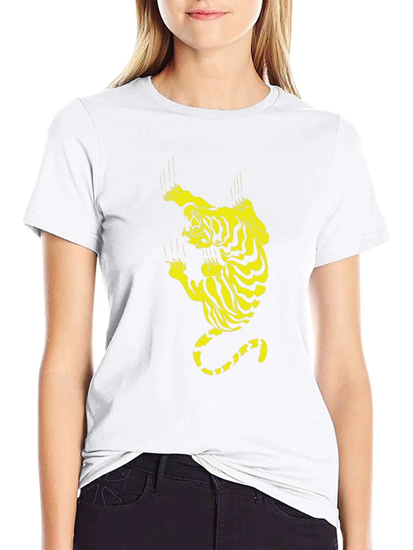 Tiger Graphic Black T-Shirt