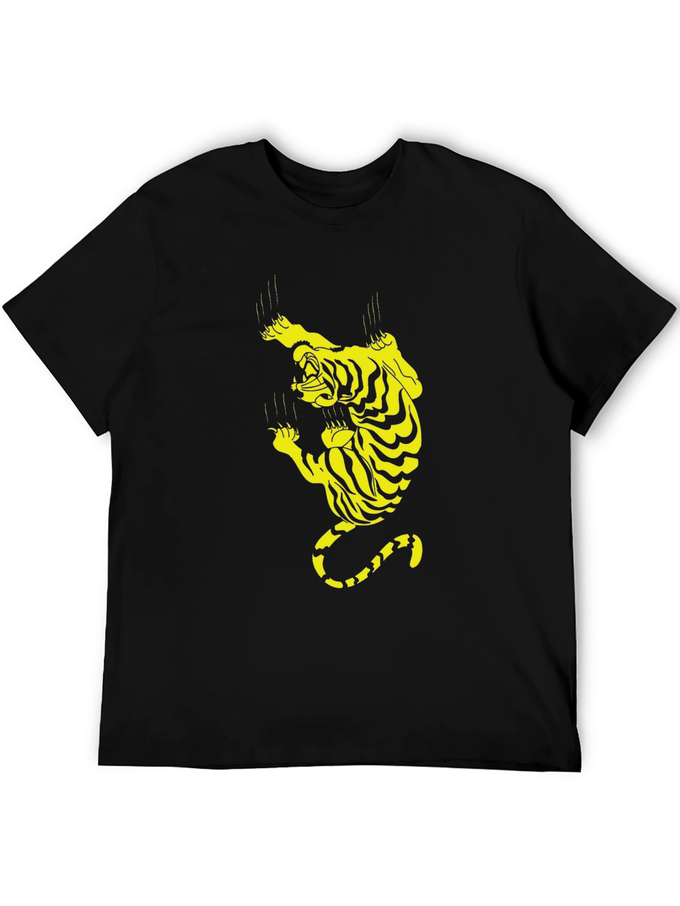 Tiger Graphic Black T-Shirt