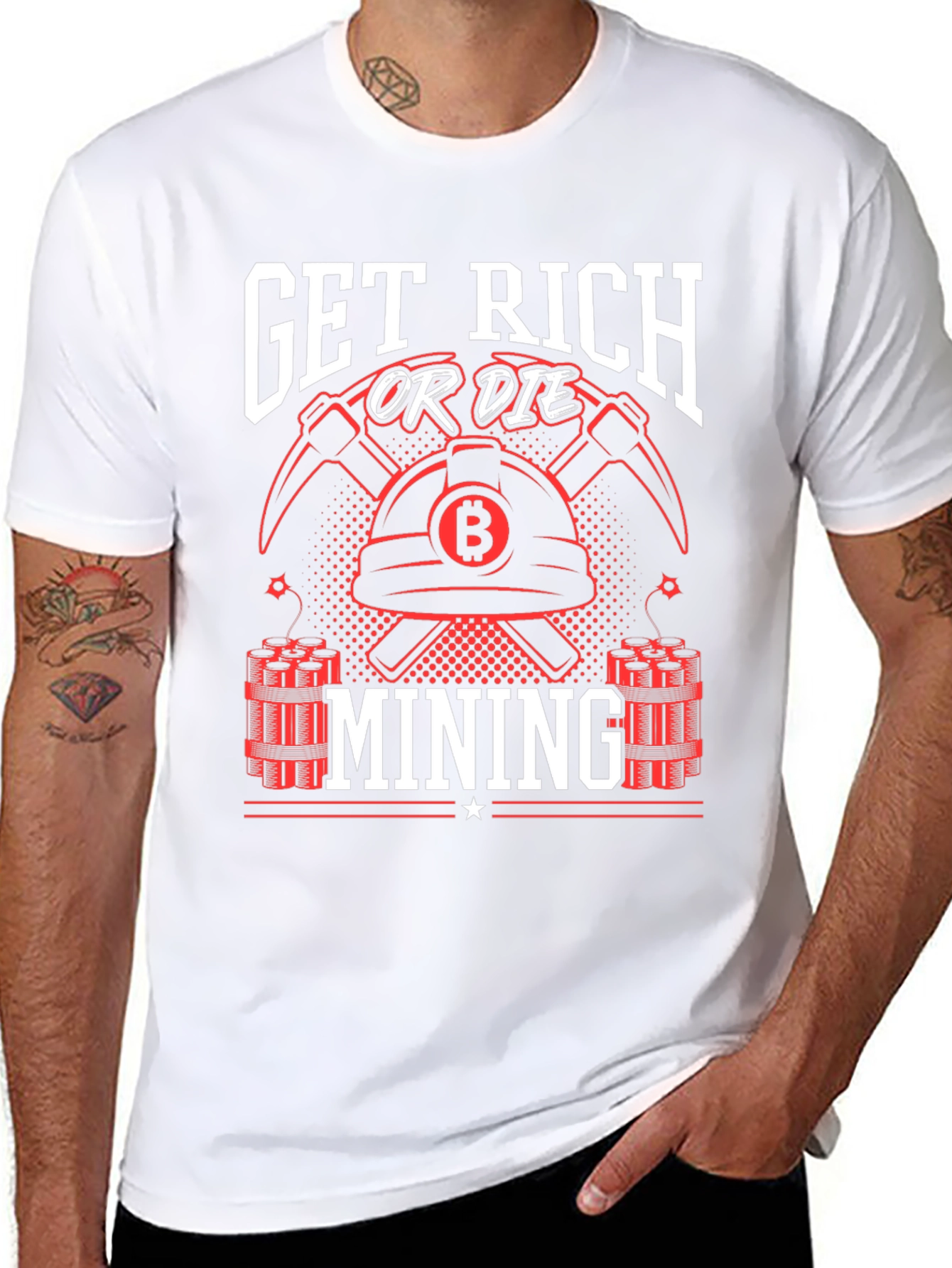 Get Rich or Die Mining T-Shirt