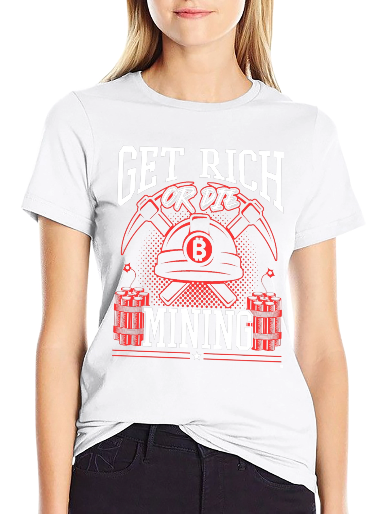 Get Rich or Die Mining T-Shirt