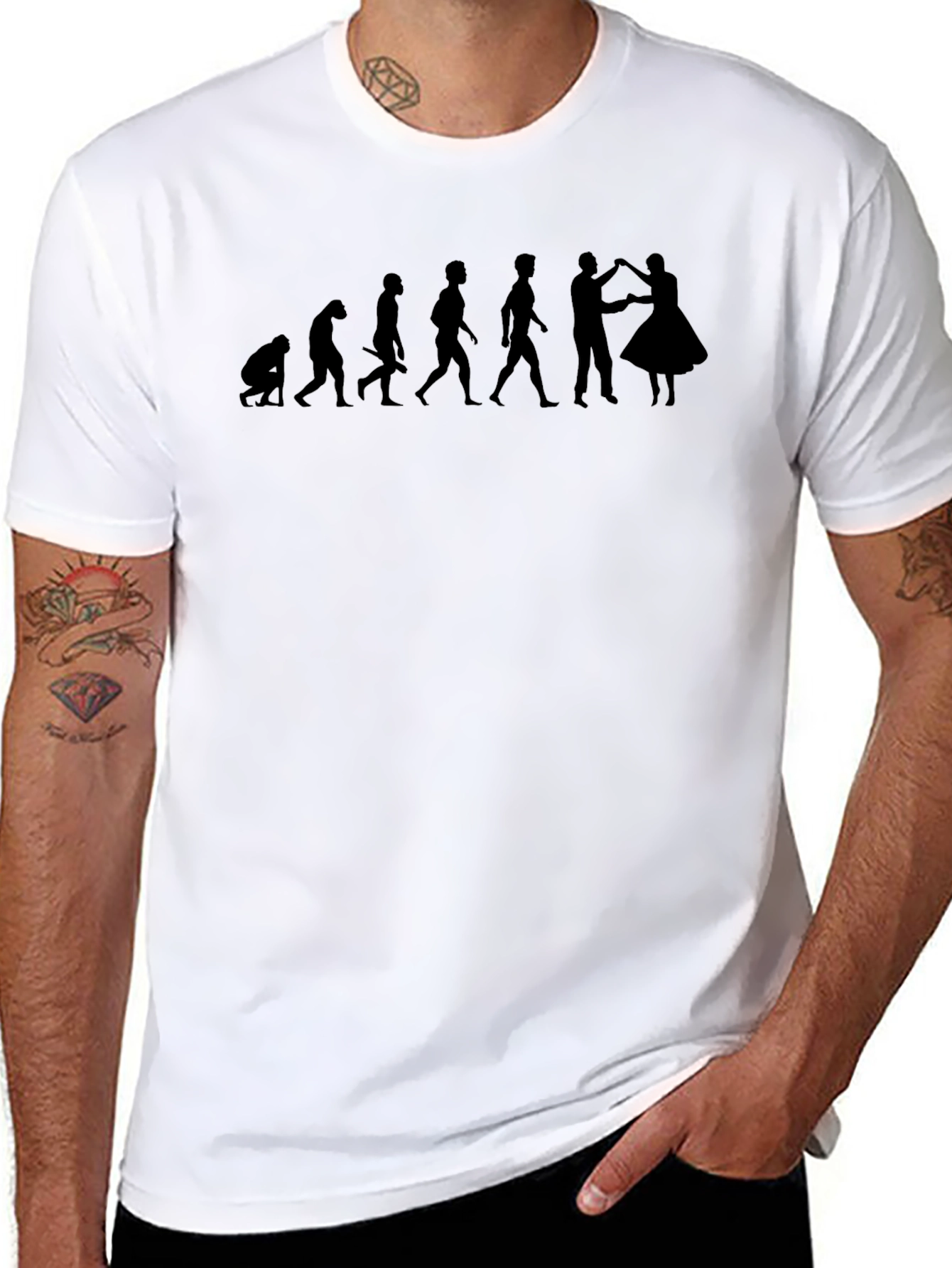 Evolution of Dance T-Shirt - Black Cotton Tee